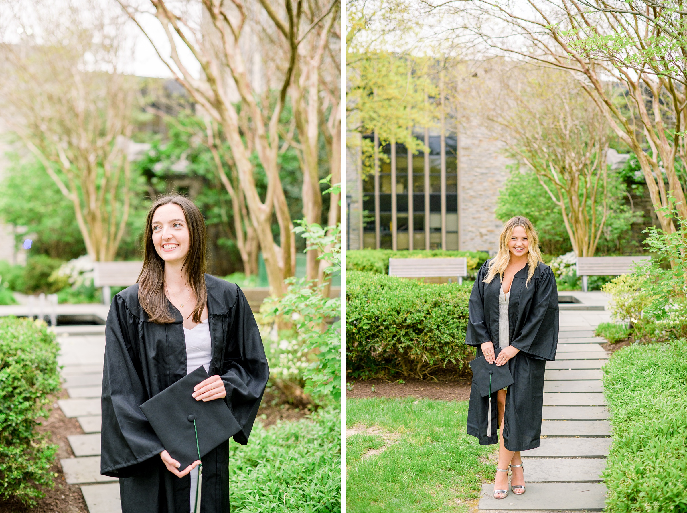 College Graduation Senior Session at Loyola University in Baltimore, Maryland. Photographed by Senior Portrait Photographer Cait Kramer Photography