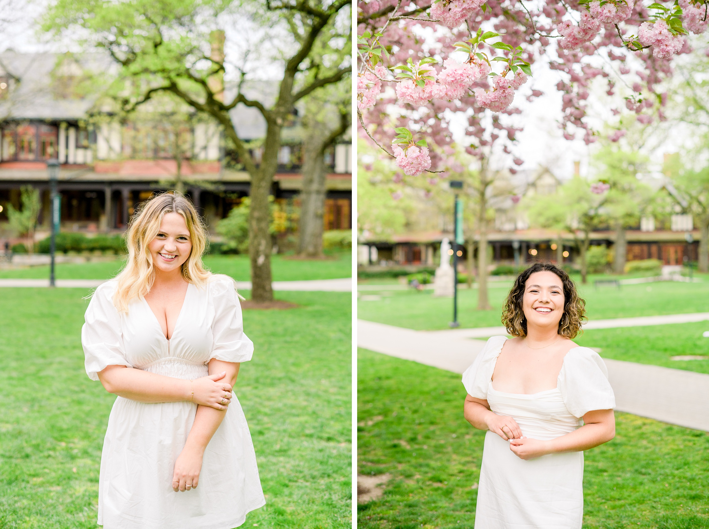 College Graduation Senior Session at Loyola University in Baltimore, Maryland. Photographed by Senior Portrait Photographer Cait Kramer Photography