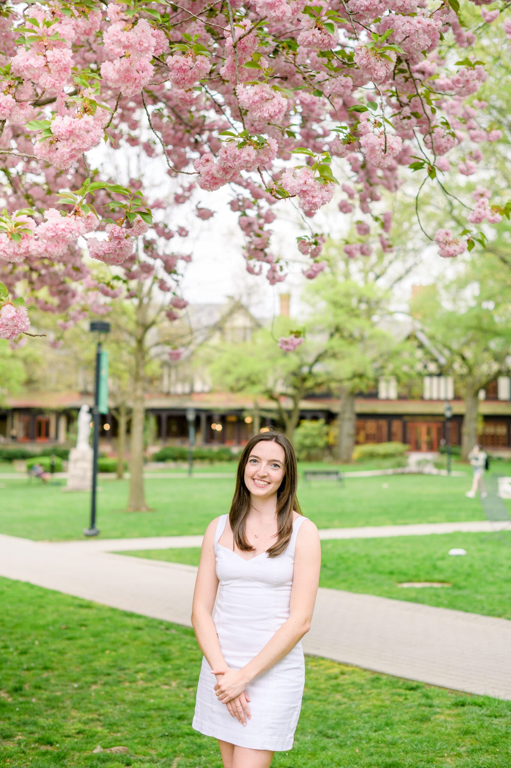 College Graduation Senior Session at Loyola University in Baltimore, Maryland. Photographed by Senior Portrait Photographer Cait Kramer Photography