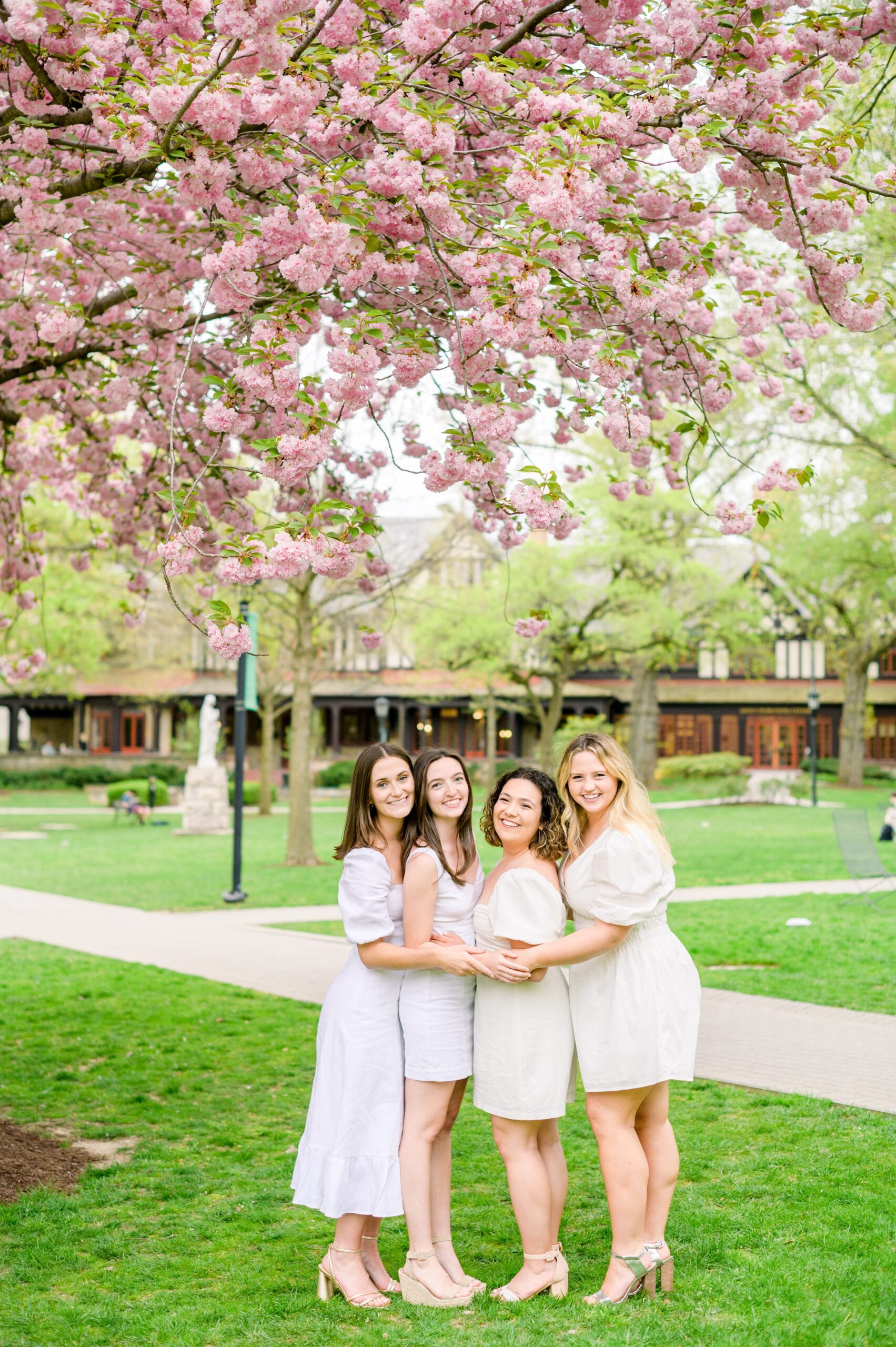 College Graduation Senior Session at Loyola University in Baltimore, Maryland. Photographed by Senior Portrait Photographer Cait Kramer Photography