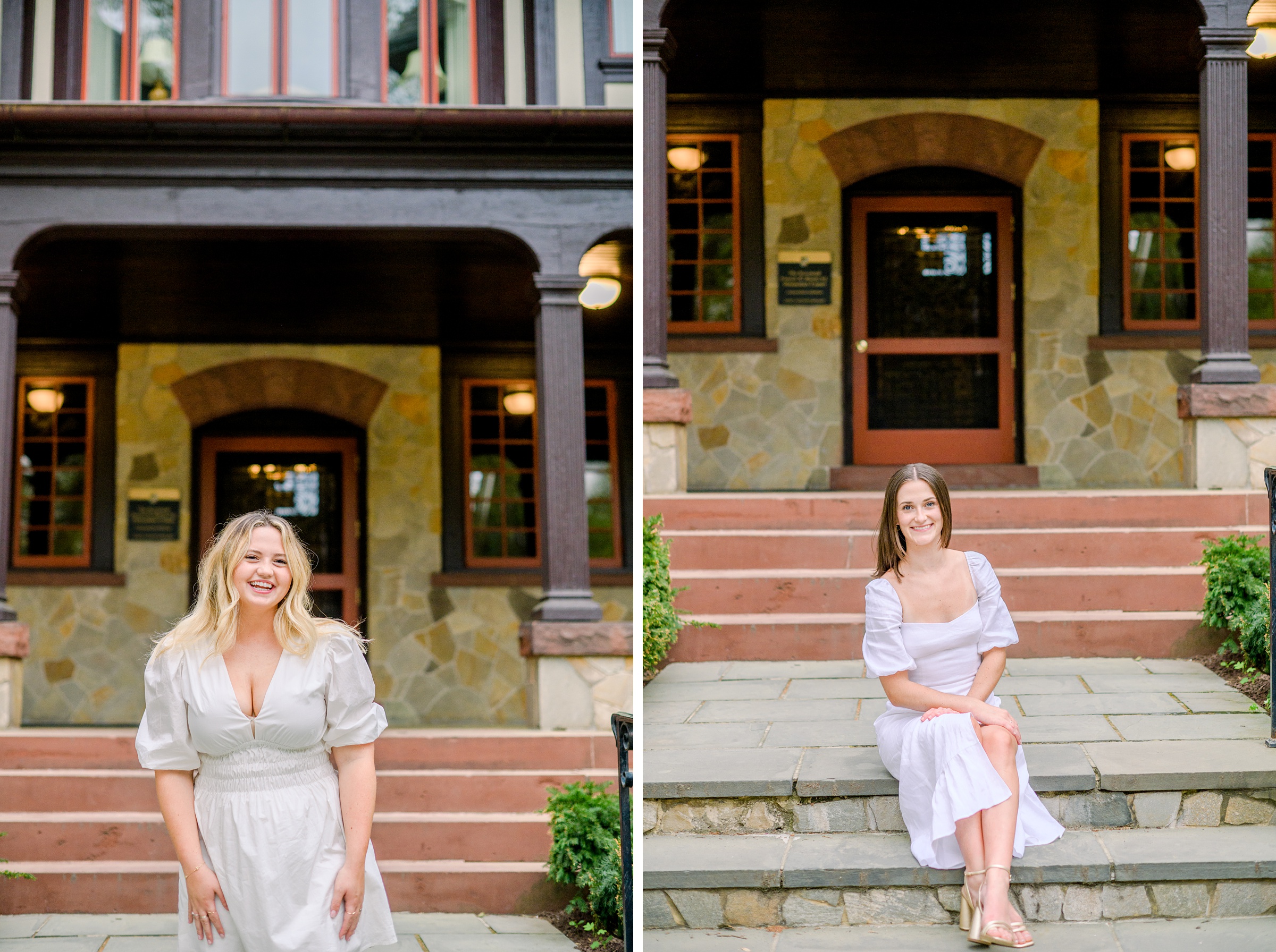 College Graduation Senior Session at Loyola University in Baltimore, Maryland. Photographed by Senior Portrait Photographer Cait Kramer Photography