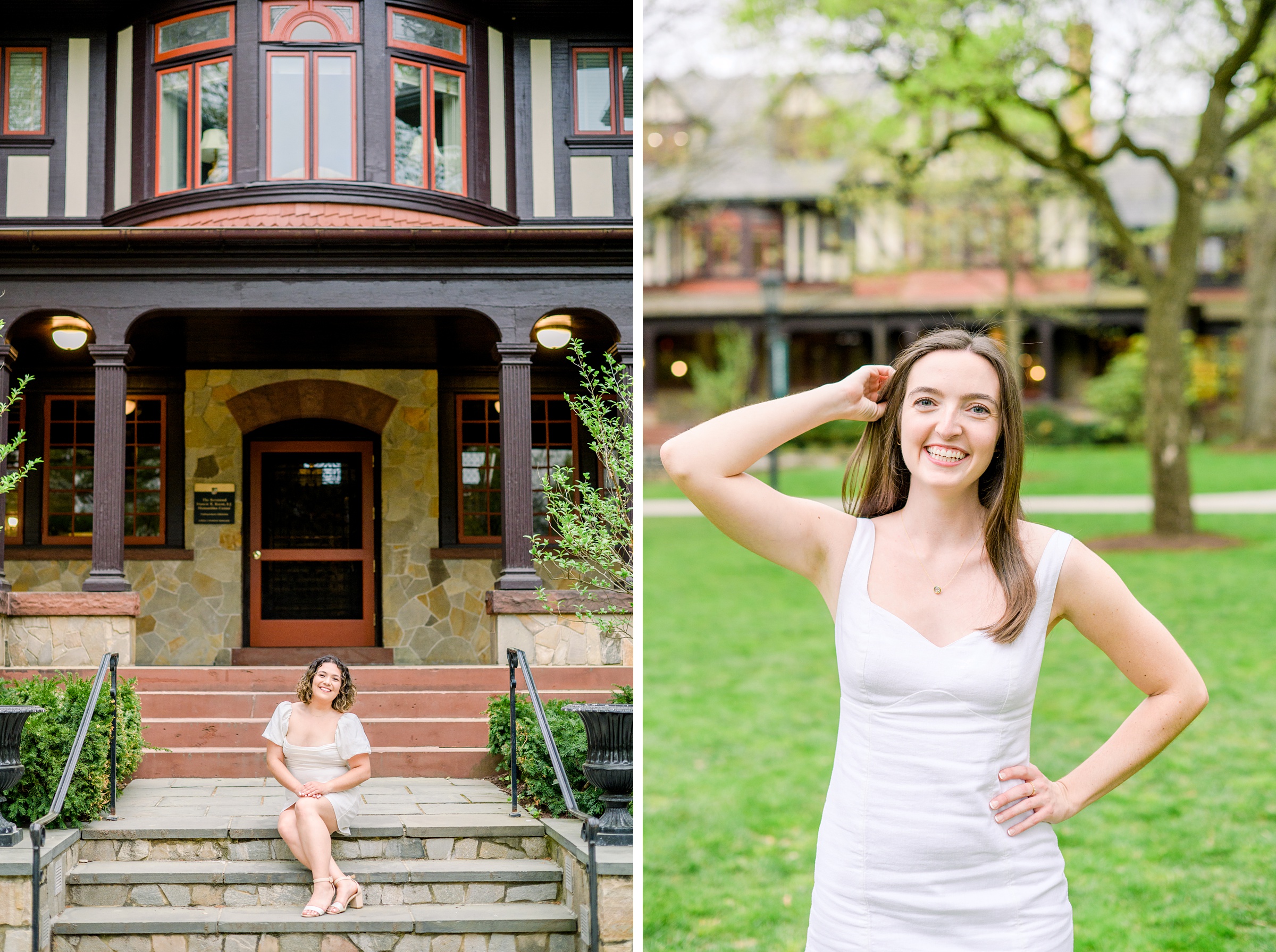 College Graduation Senior Session at Loyola University in Baltimore, Maryland. Photographed by Senior Portrait Photographer Cait Kramer Photography