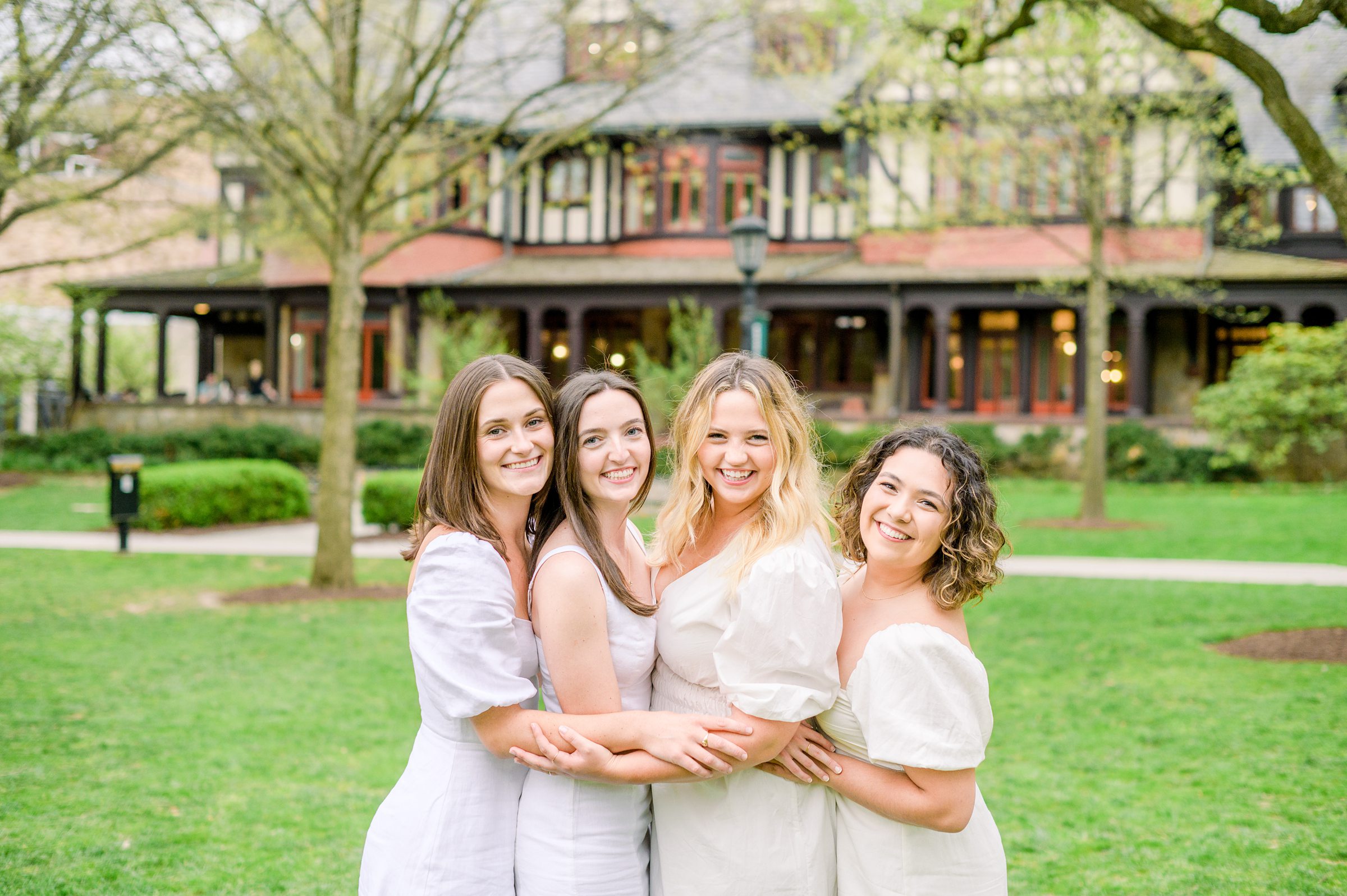 College Graduation Senior Session at Loyola University in Baltimore, Maryland. Photographed by Senior Portrait Photographer Cait Kramer Photography