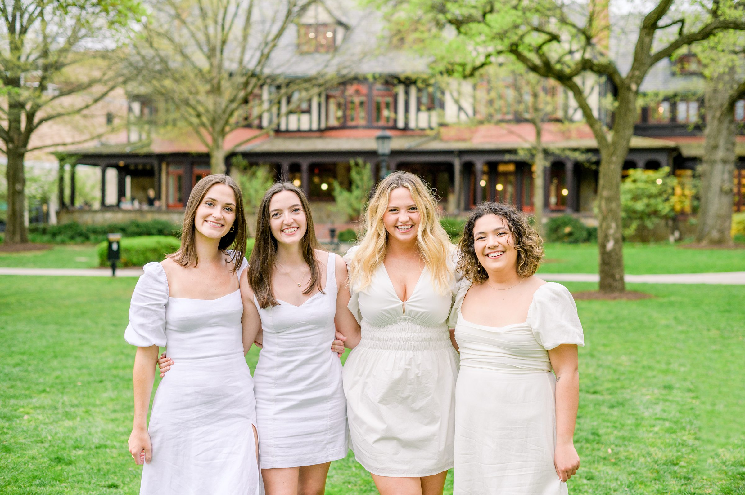 College Graduation Senior Session at Loyola University in Baltimore, Maryland. Photographed by Senior Portrait Photographer Cait Kramer Photography