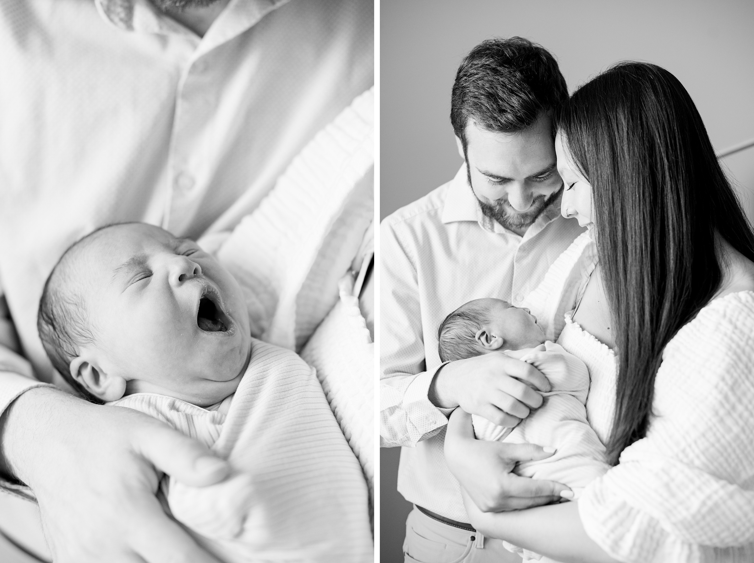 Baltimore lifestyle newborn session photographed by Baltimore Newborn Photographer Cait Kramer