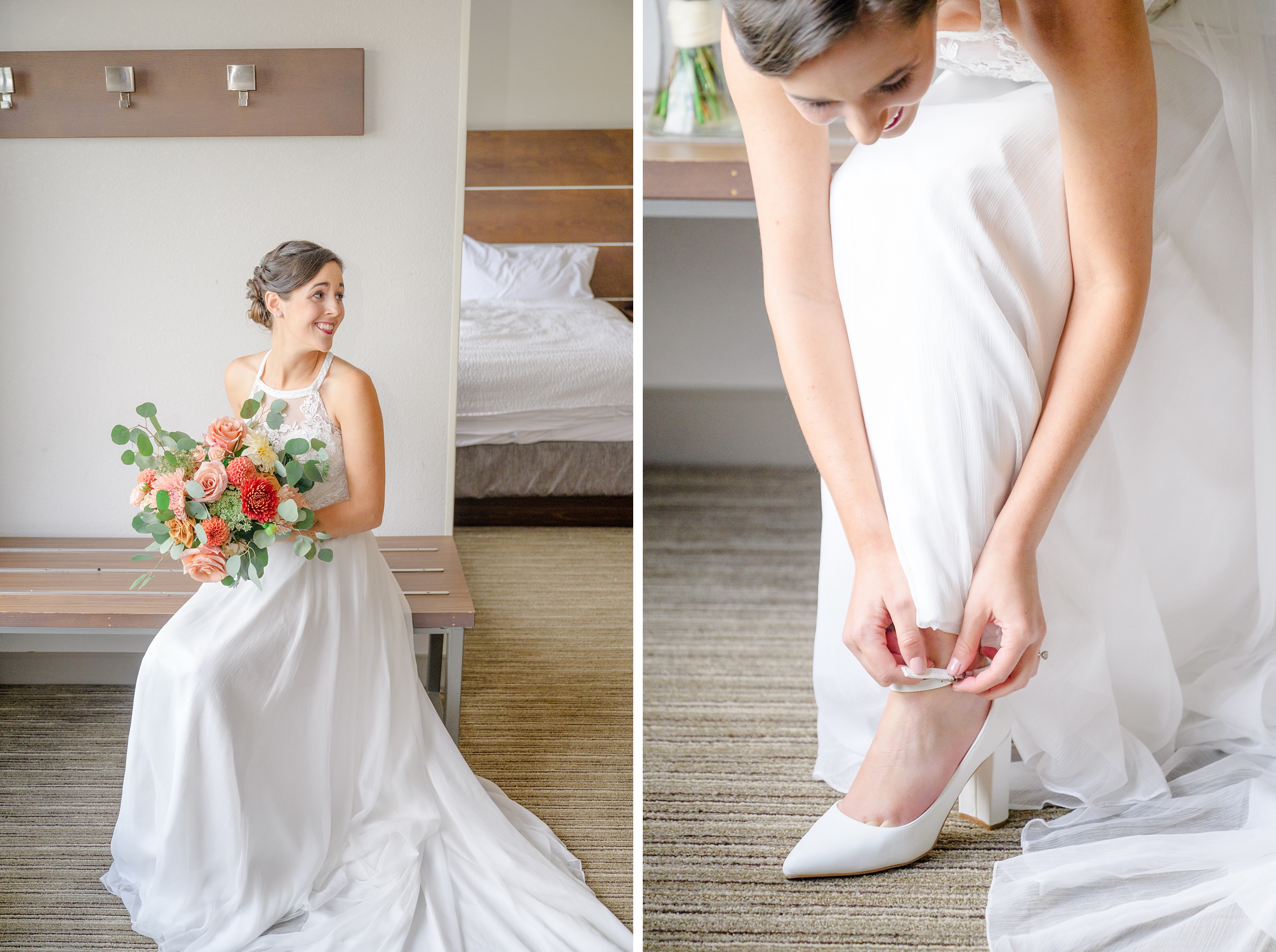 Bayfront Club wedding photos in Edgemere, Maryland photographed by Baltimore Wedding Photographer Cait Kramer