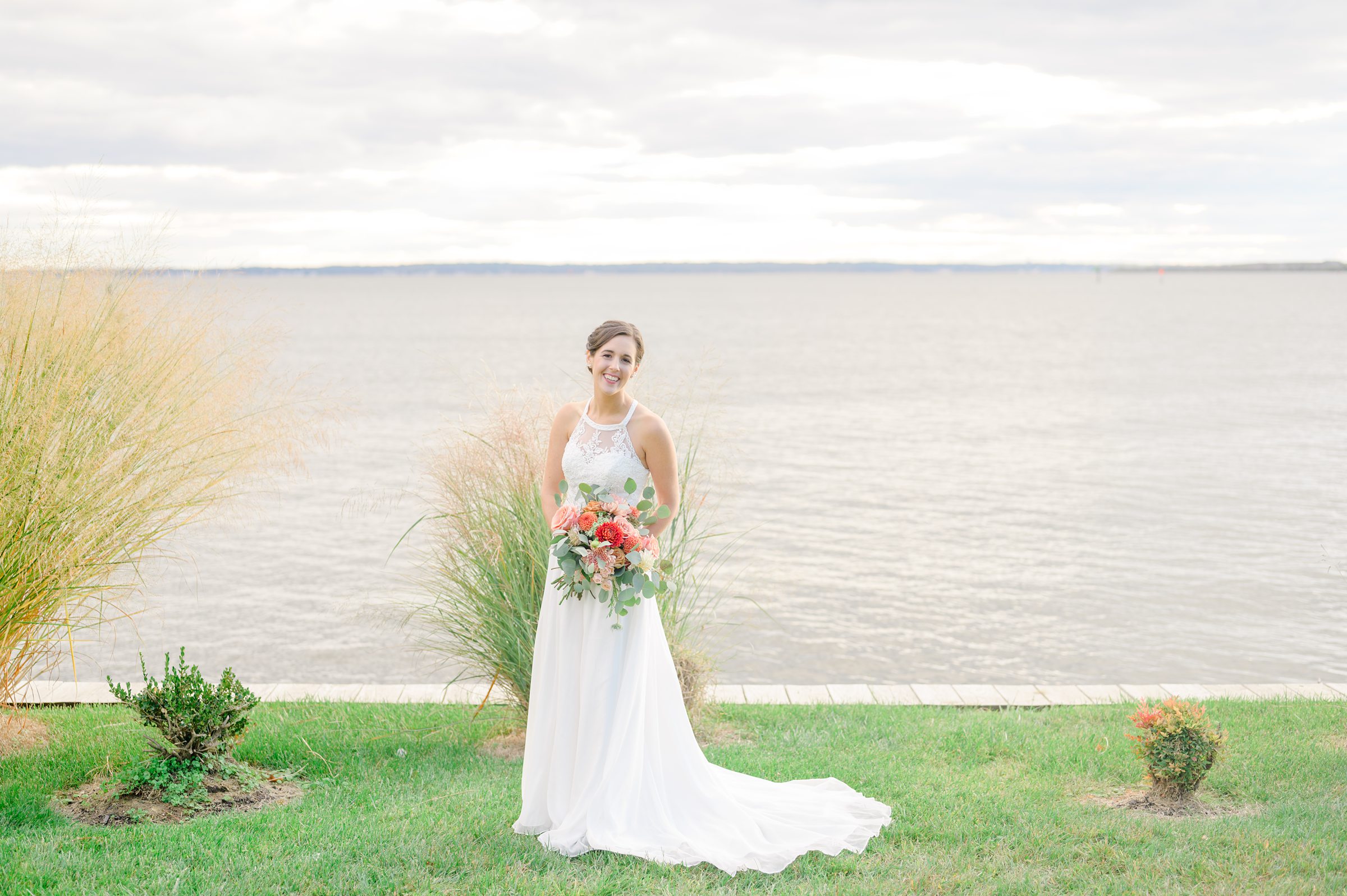 Bayfront Club wedding photos in Edgemere, Maryland photographed by Baltimore Wedding Photographer Cait Kramer