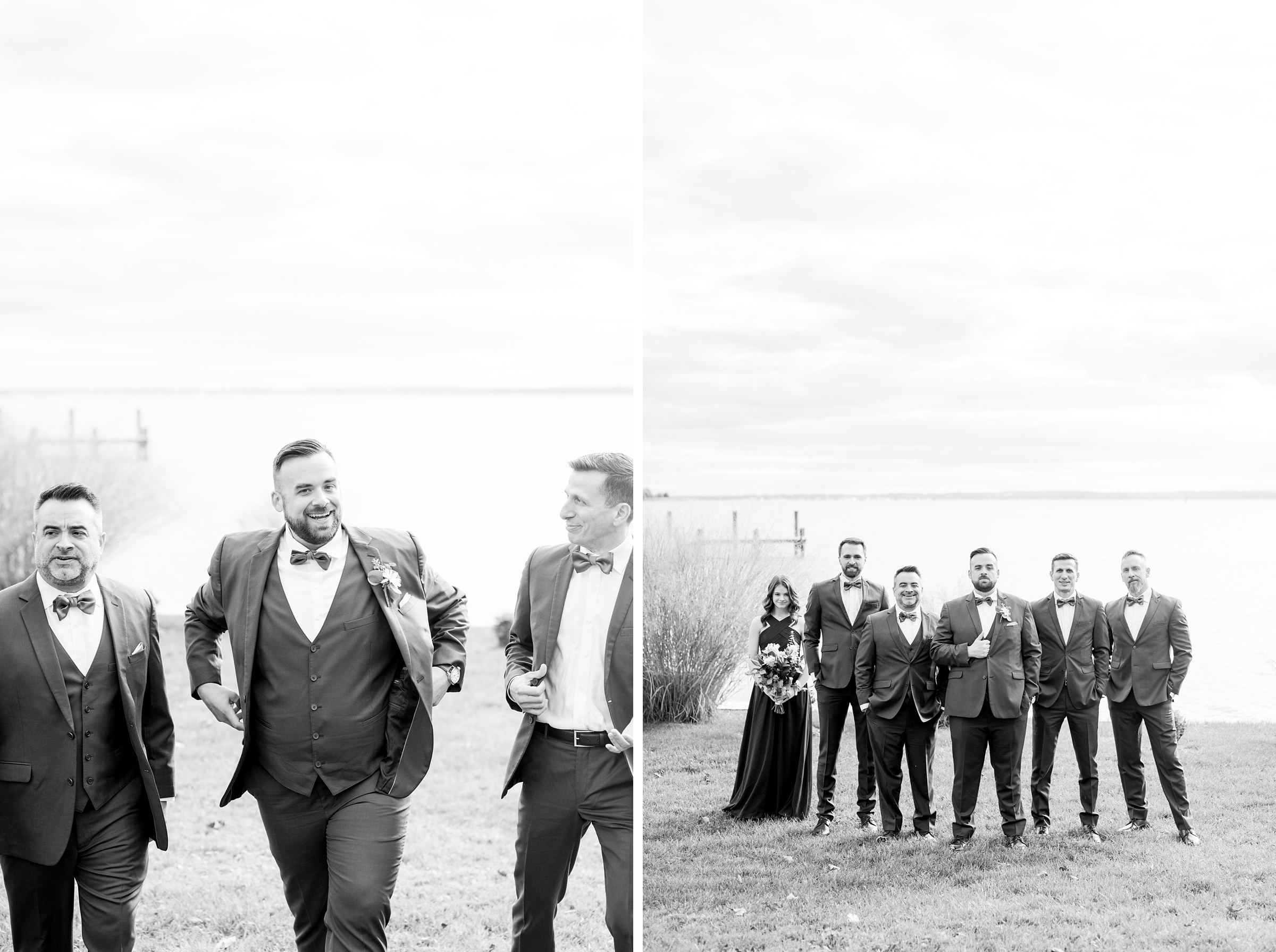 Bayfront Club wedding photos in Edgemere, Maryland photographed by Baltimore Wedding Photographer Cait Kramer