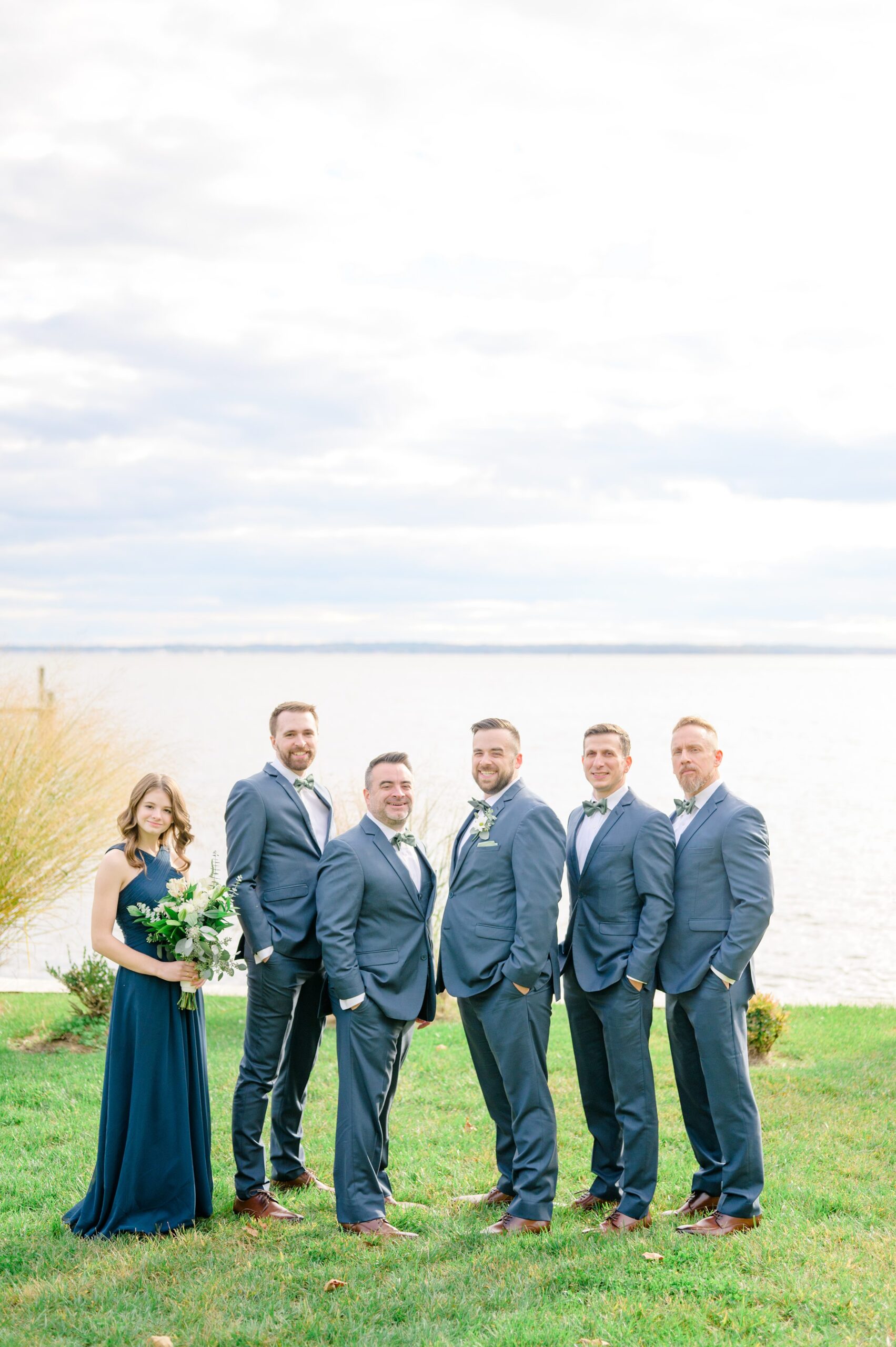 Bayfront Club wedding photos in Edgemere, Maryland photographed by Baltimore Wedding Photographer Cait Kramer