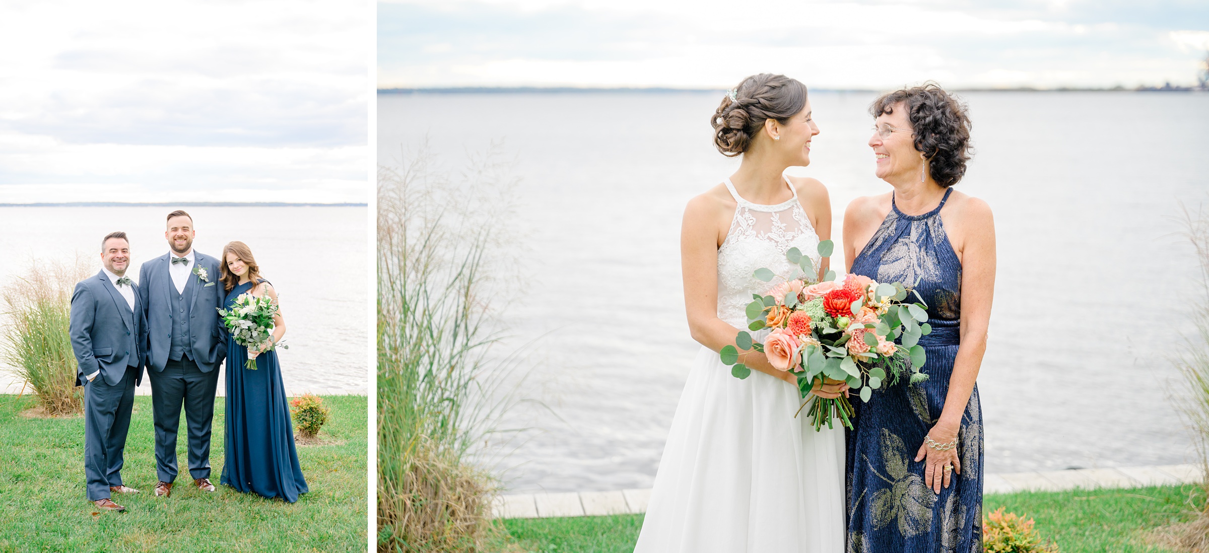 Bayfront Club wedding photos in Edgemere, Maryland photographed by Baltimore Wedding Photographer Cait Kramer