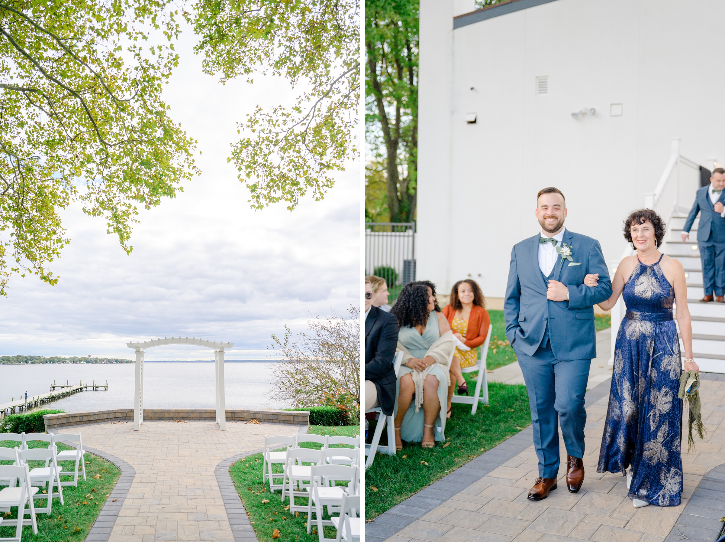 Bayfront Club wedding photos in Edgemere, Maryland photographed by Baltimore Wedding Photographer Cait Kramer