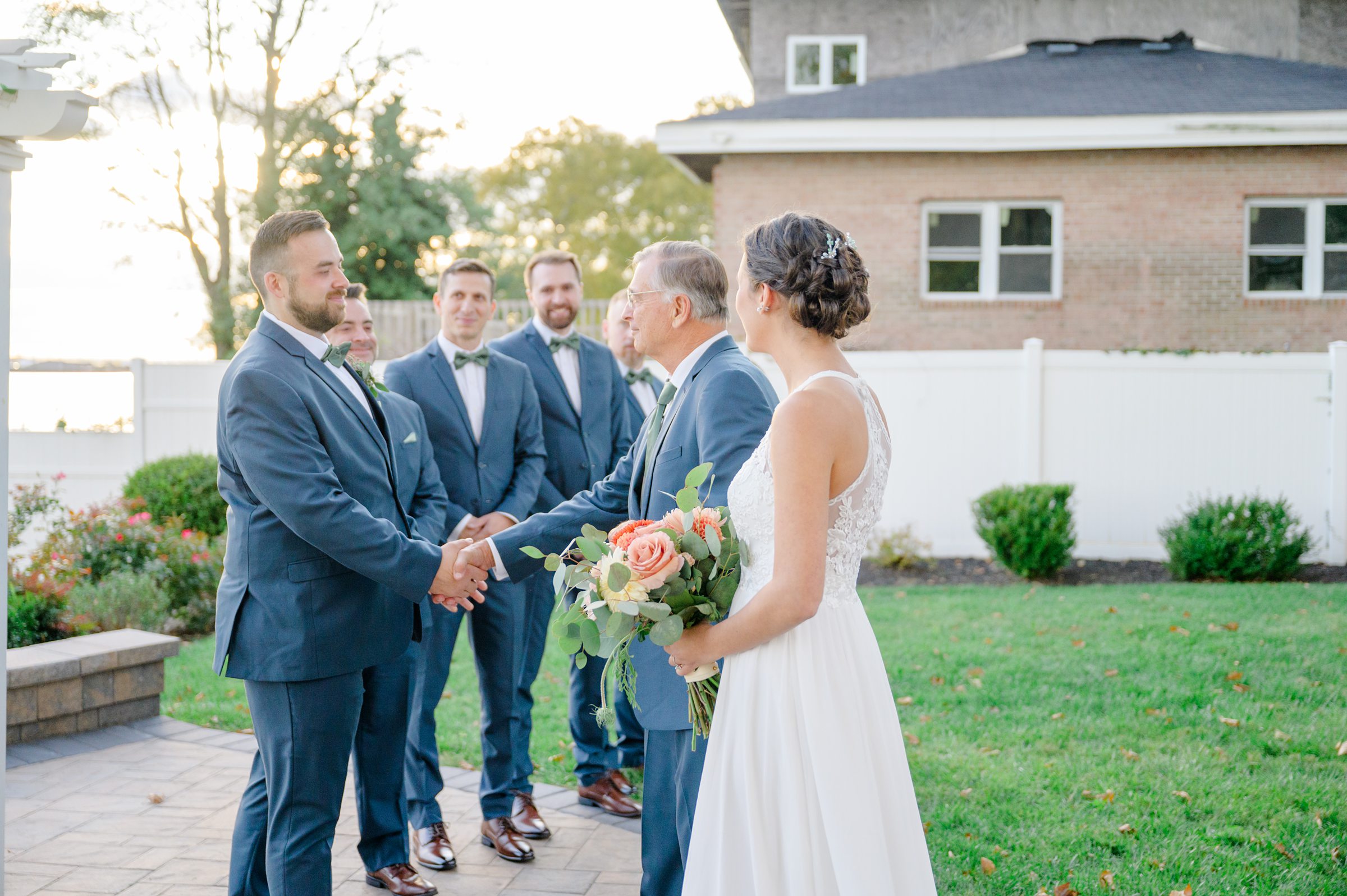 Bayfront Club wedding photos in Edgemere, Maryland photographed by Baltimore Wedding Photographer Cait Kramer