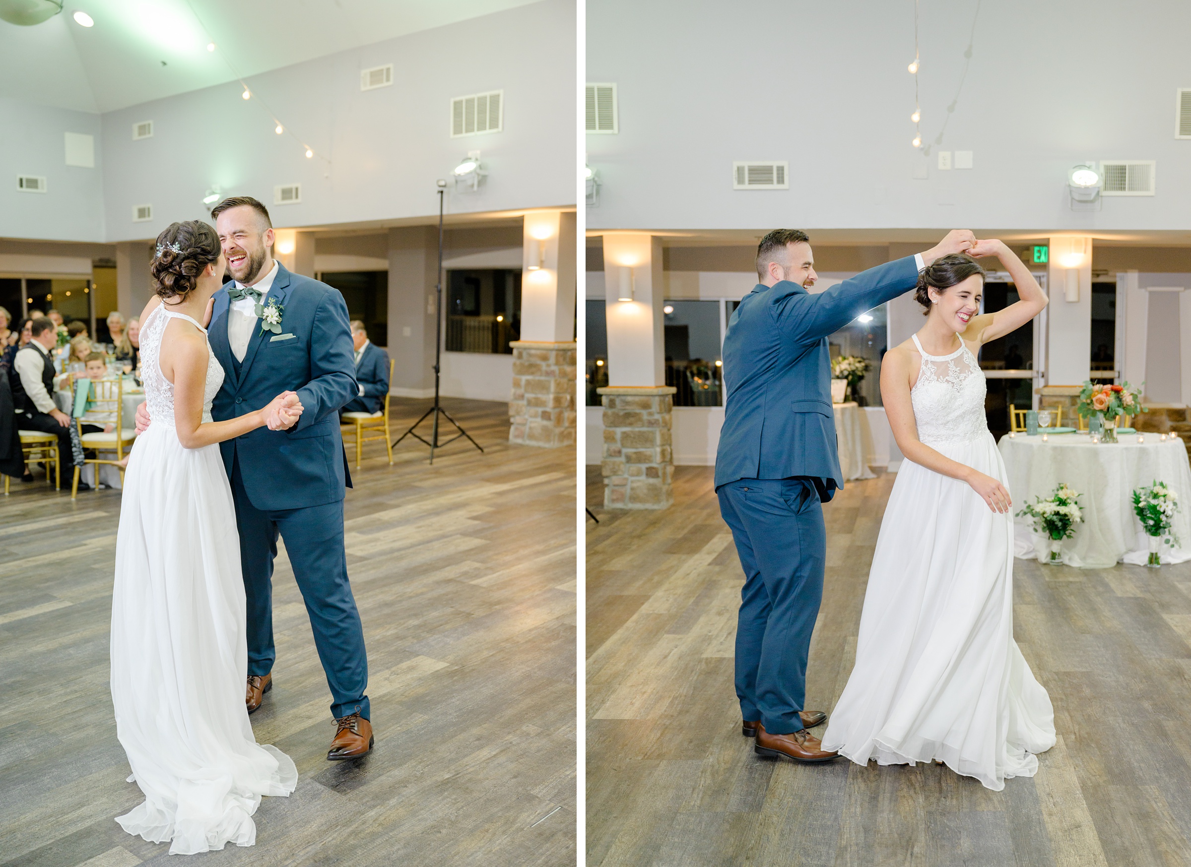 Bayfront Club wedding photos in Edgemere, Maryland photographed by Baltimore Wedding Photographer Cait Kramer