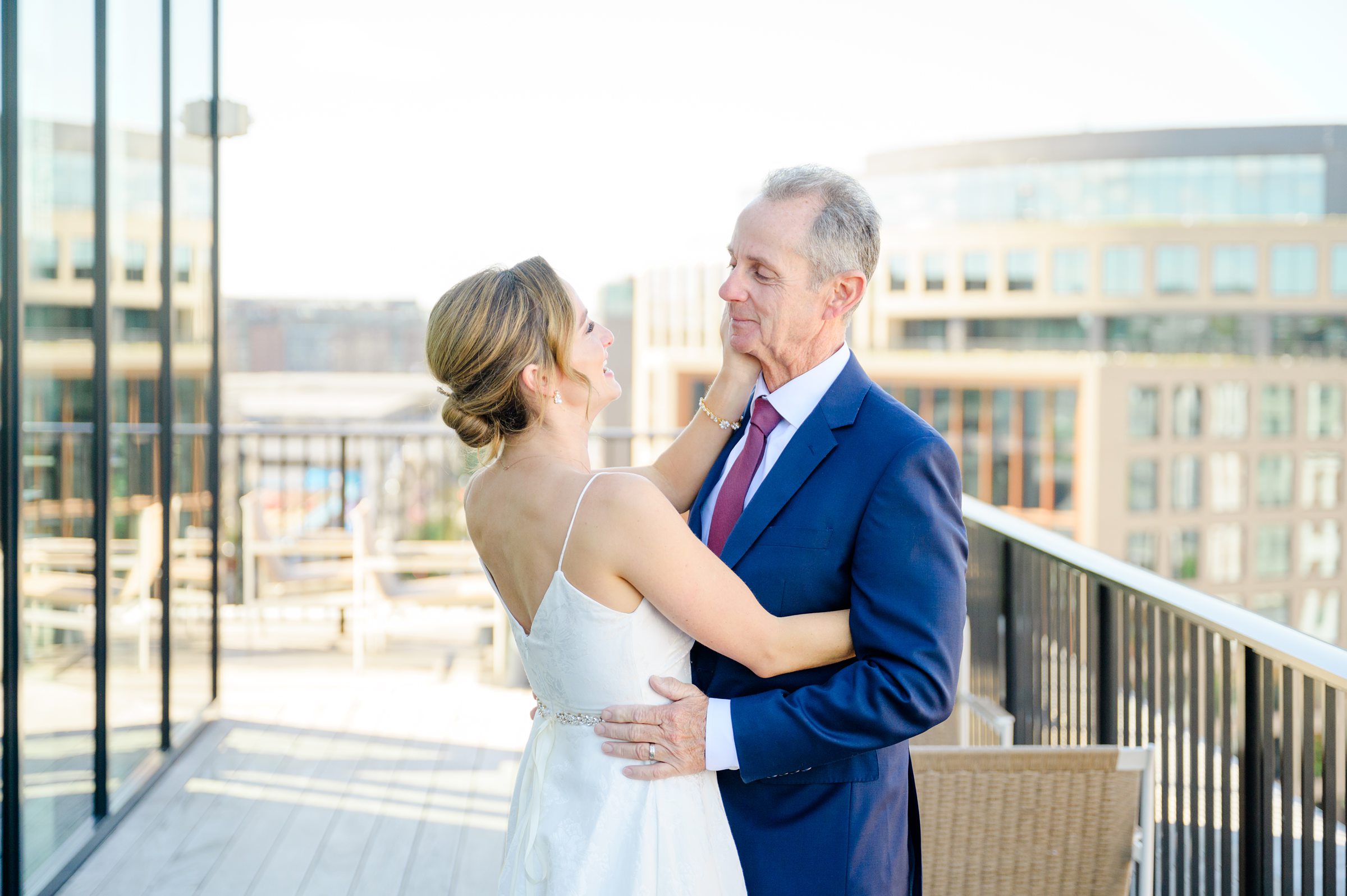 Burgundy fall District Winery wedding day in Washington, DC photographed by Baltimore Wedding Photographer Cait Kramer Photography