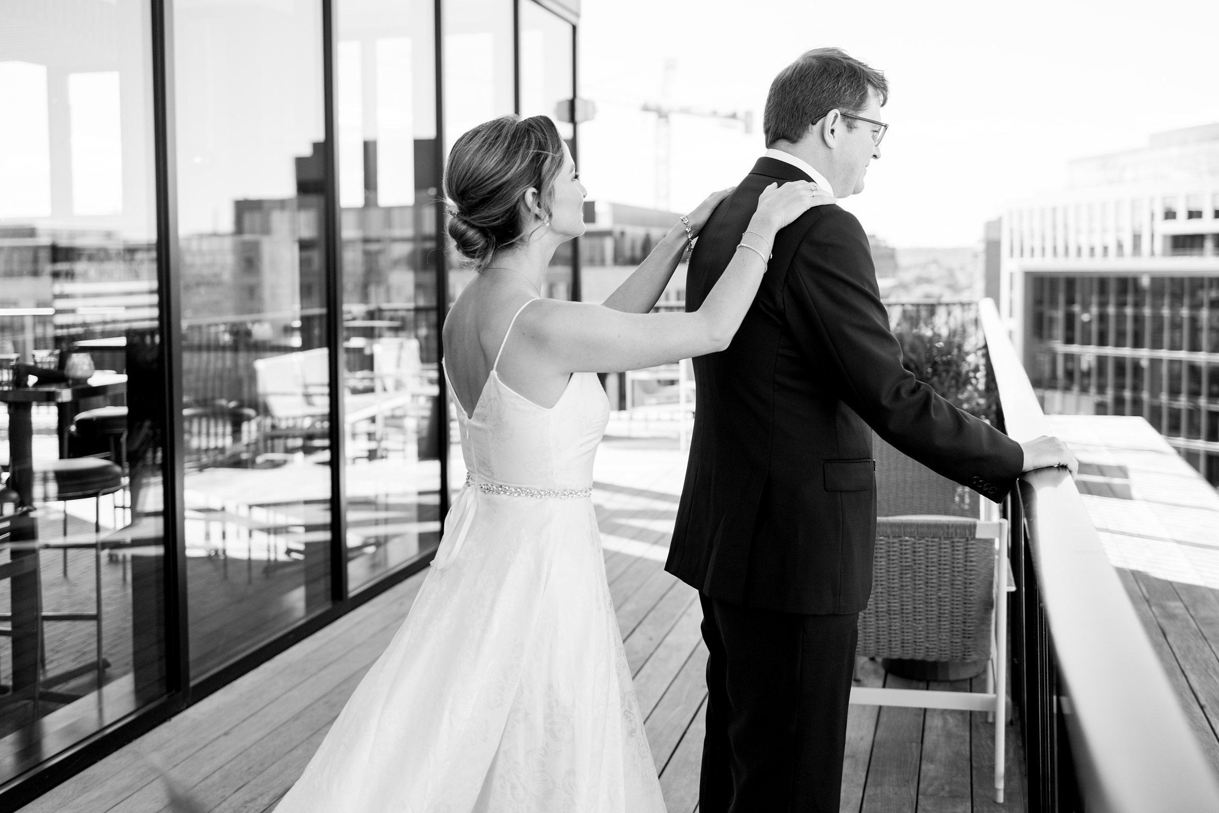 Burgundy fall District Winery wedding day in Washington, DC photographed by Baltimore Wedding Photographer Cait Kramer Photography