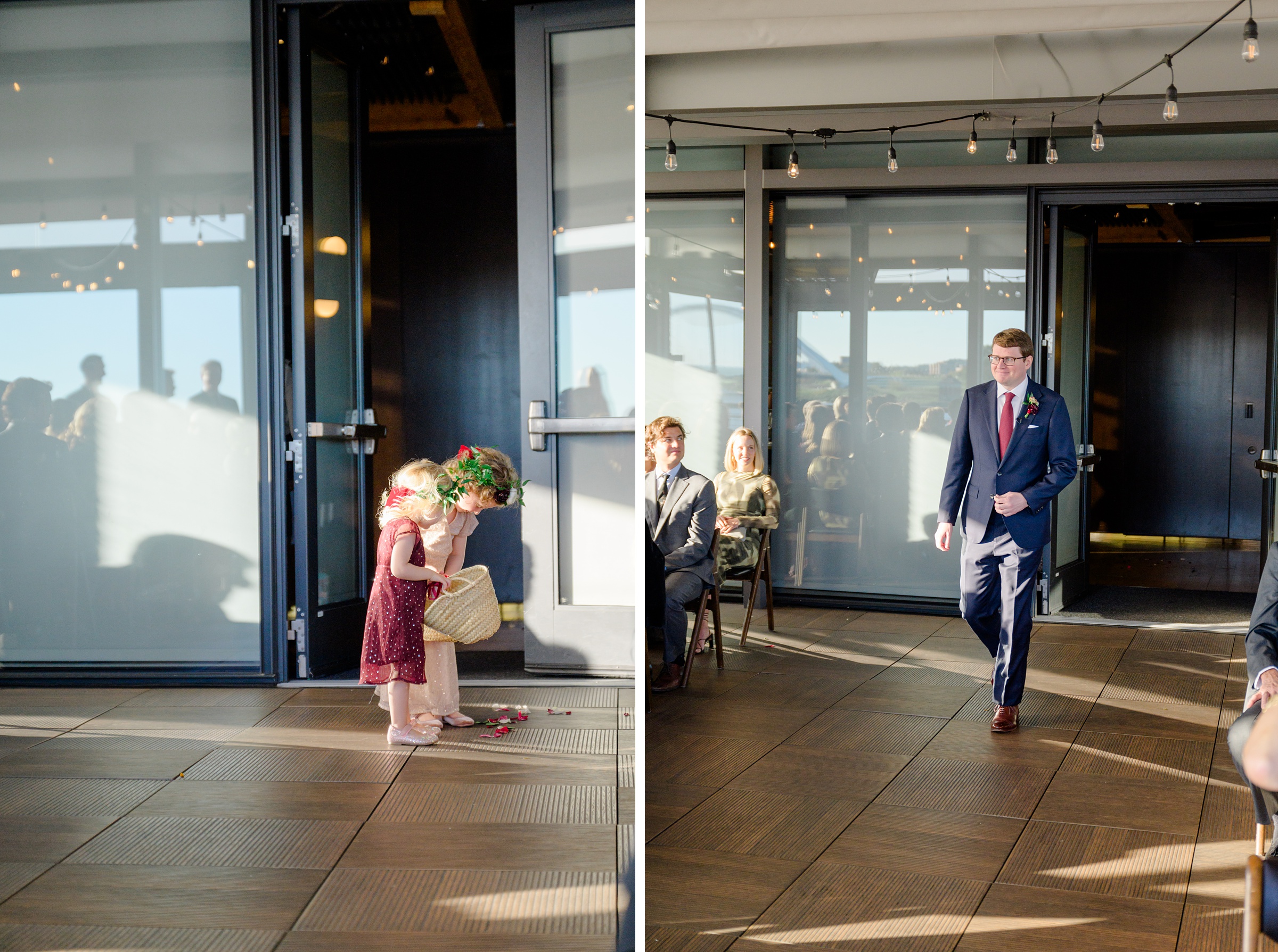 Burgundy fall District Winery wedding day in Washington, DC photographed by Baltimore Wedding Photographer Cait Kramer Photography