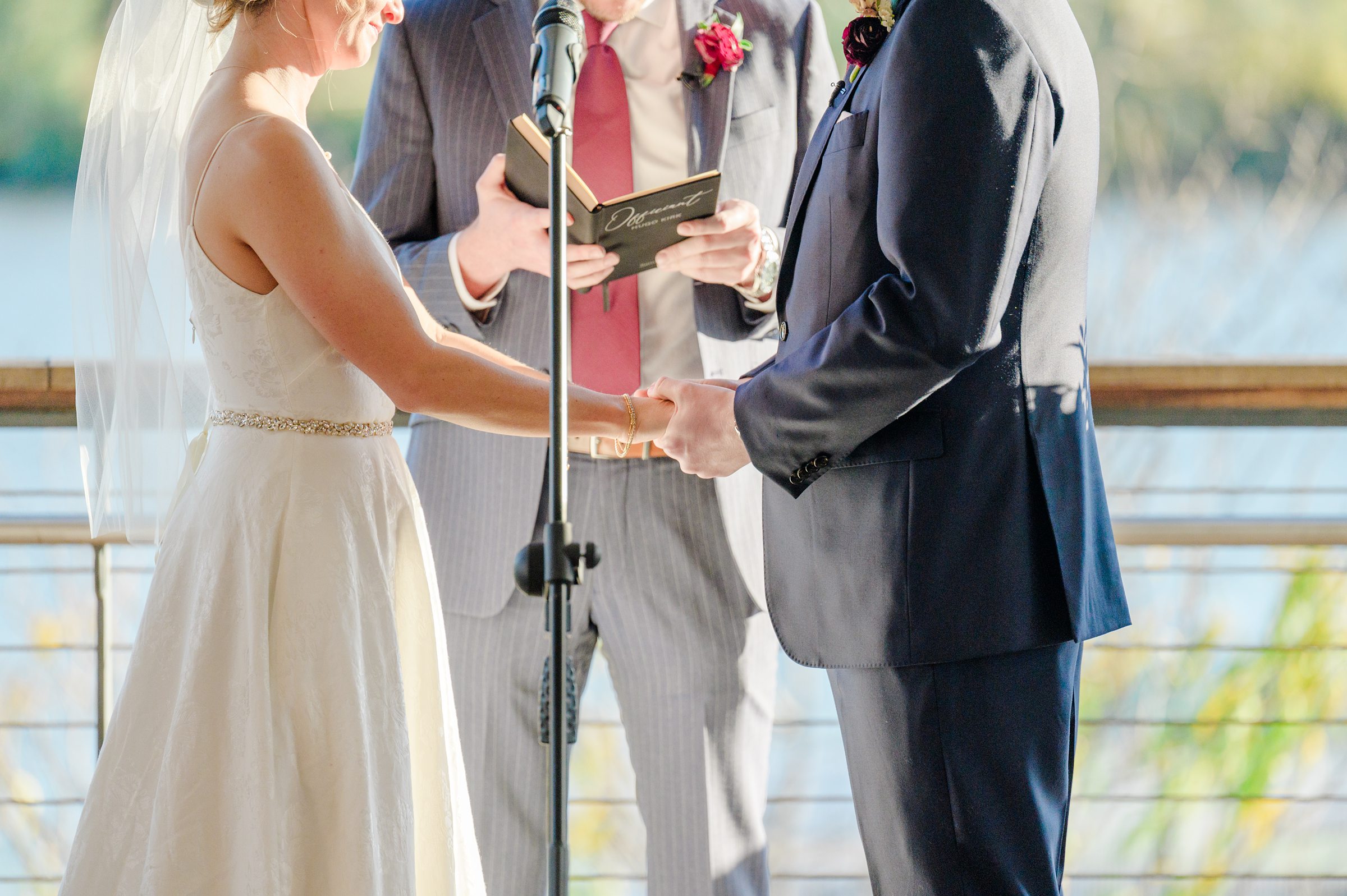 Burgundy fall District Winery wedding day in Washington, DC photographed by Baltimore Wedding Photographer Cait Kramer Photography