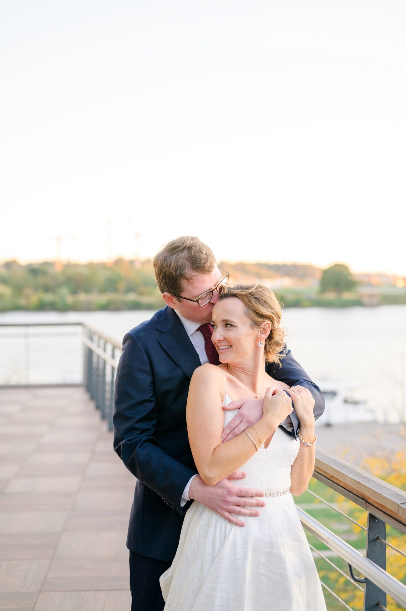 Burgundy fall District Winery wedding day in Washington, DC photographed by Baltimore Wedding Photographer Cait Kramer Photography