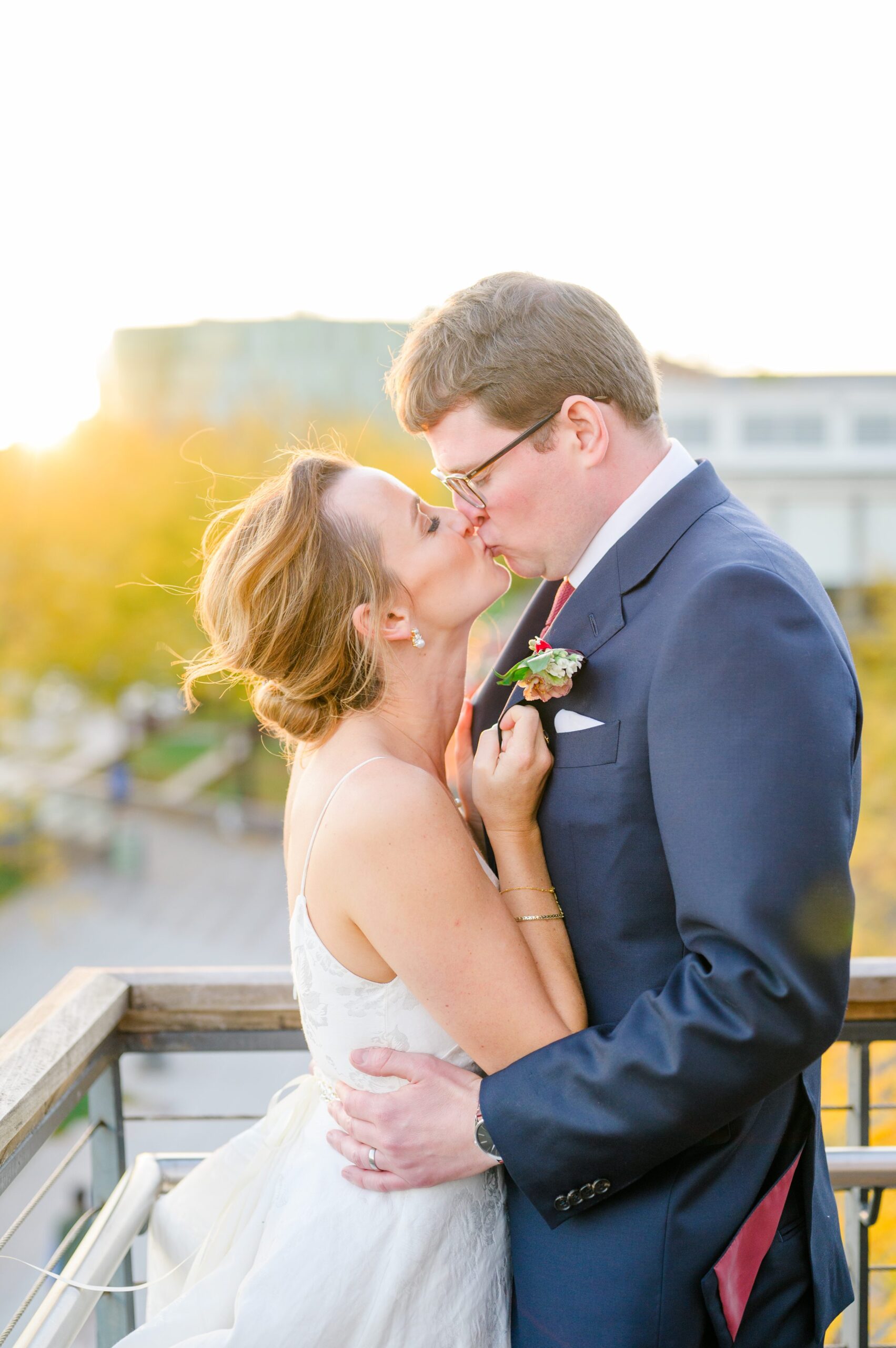 Burgundy fall District Winery wedding day in Washington, DC photographed by Baltimore Wedding Photographer Cait Kramer Photography