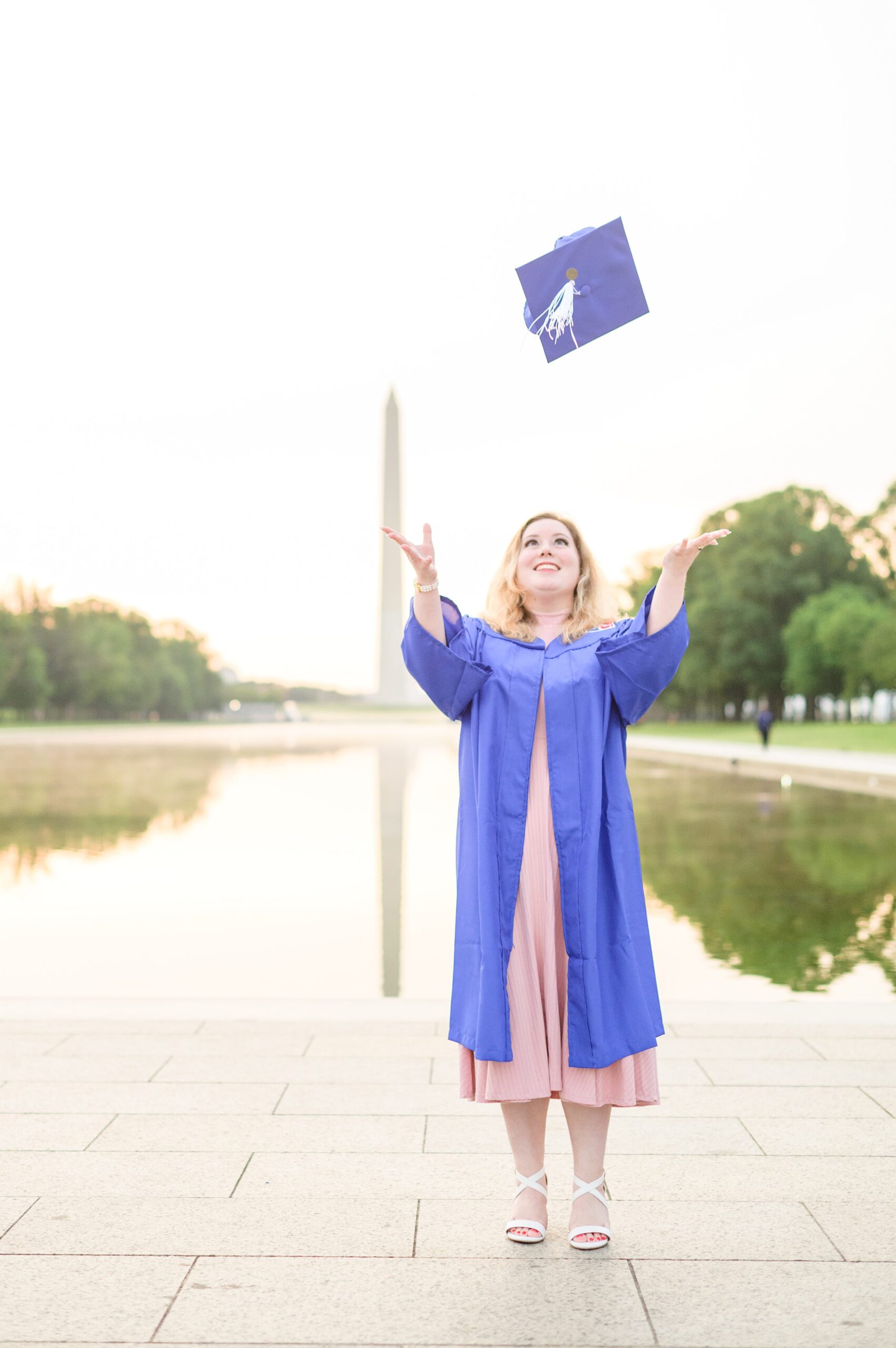 American University Grad Photos on the National Mall photographed by Baltimore Photographer Cait Kramer