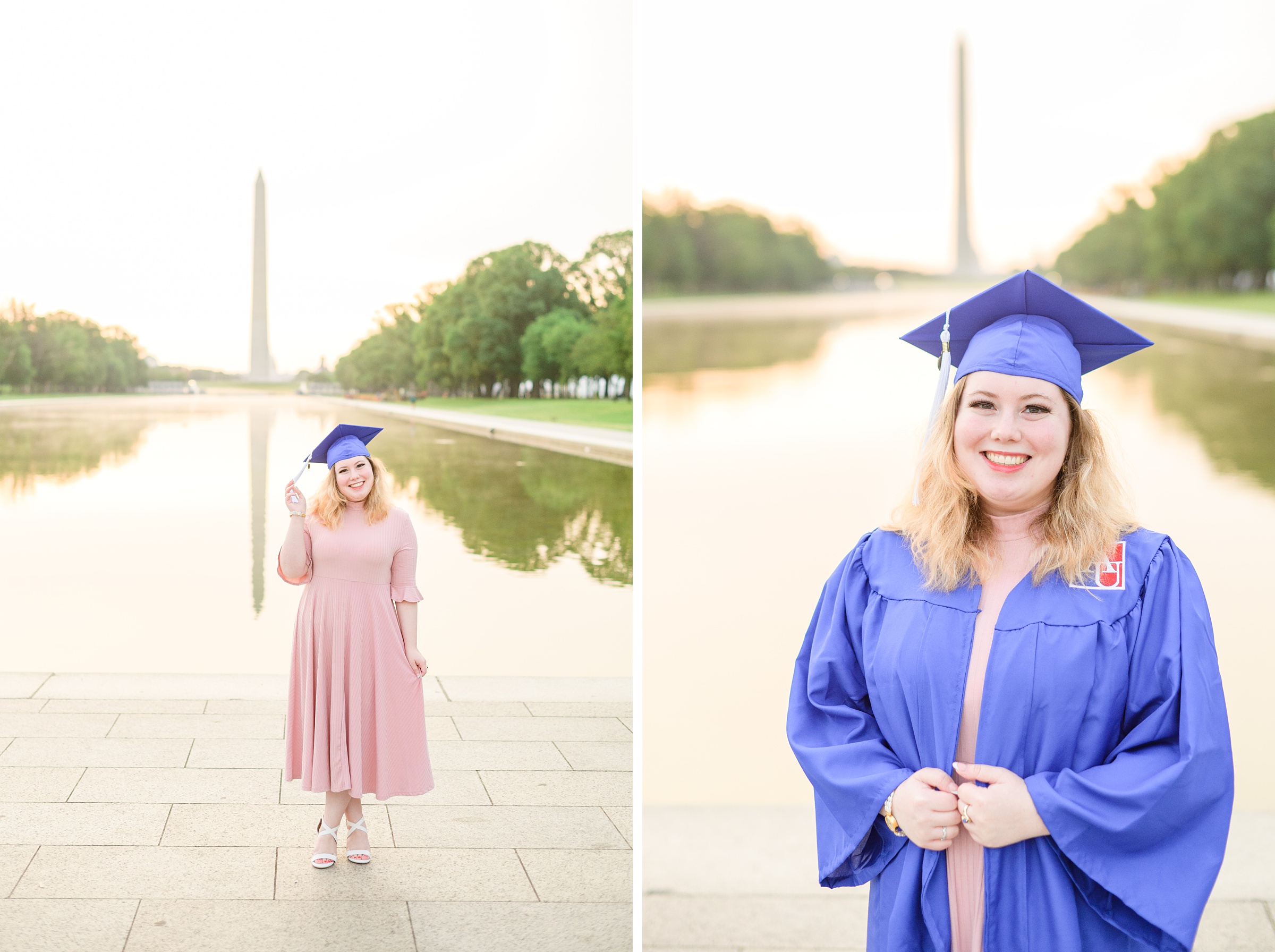 American University Grad Photos on the National Mall photographed by Baltimore Photographer Cait Kramer