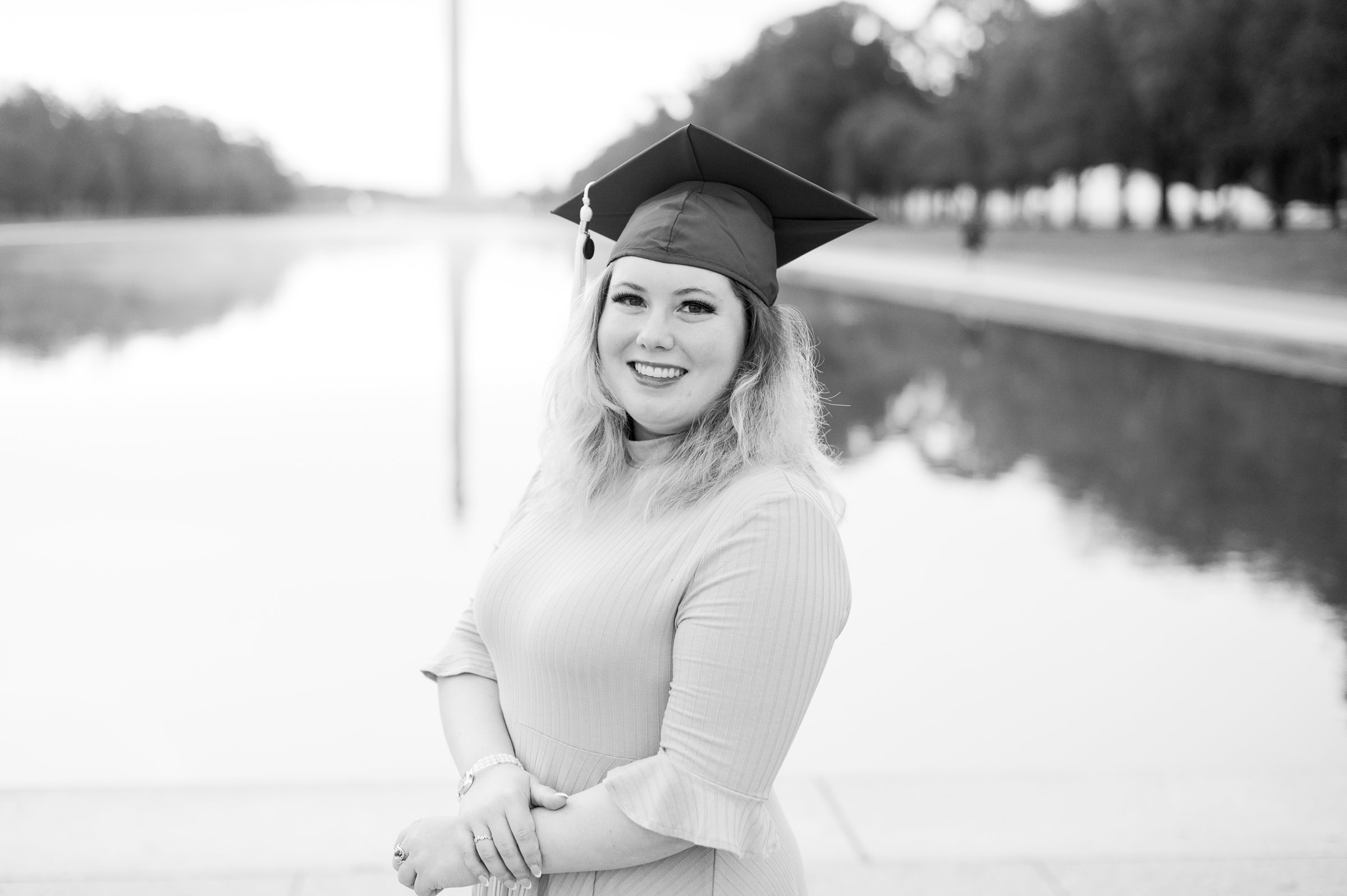 American University Grad Photos on the National Mall photographed by Baltimore Photographer Cait Kramer