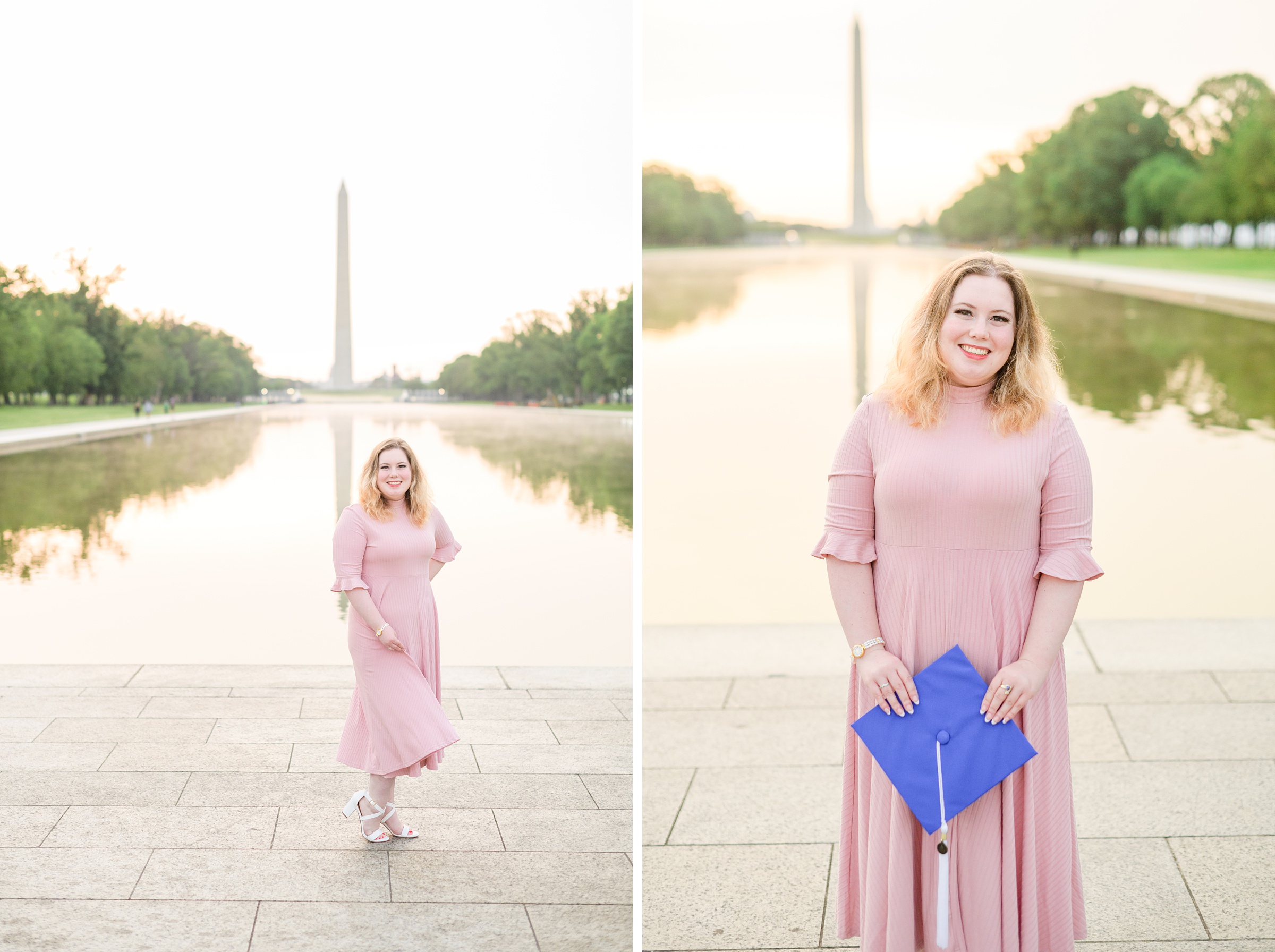 American University Grad Photos on the National Mall photographed by Baltimore Photographer Cait Kramer