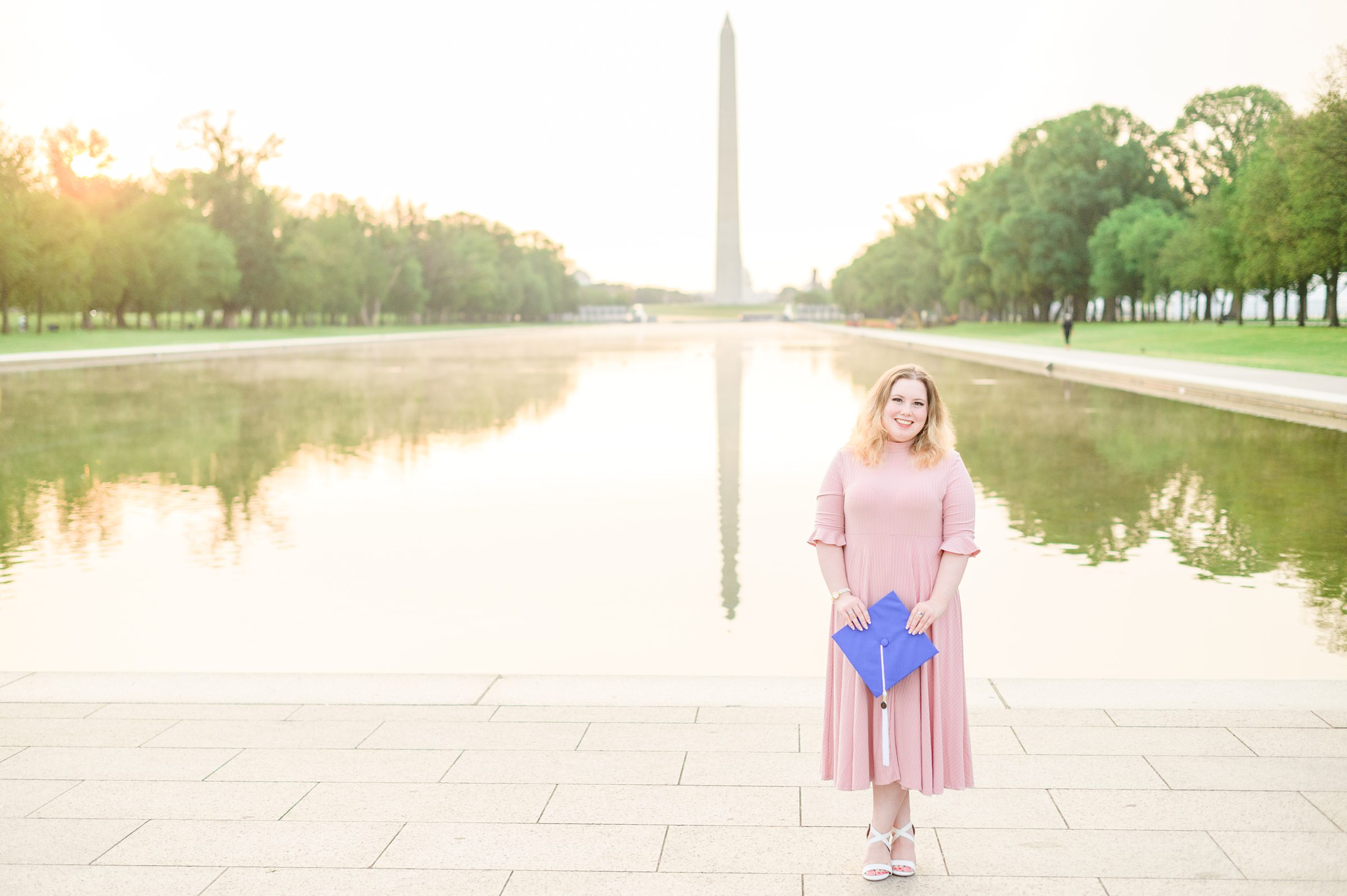 American University Grad Photos on the National Mall photographed by Baltimore Photographer Cait Kramer