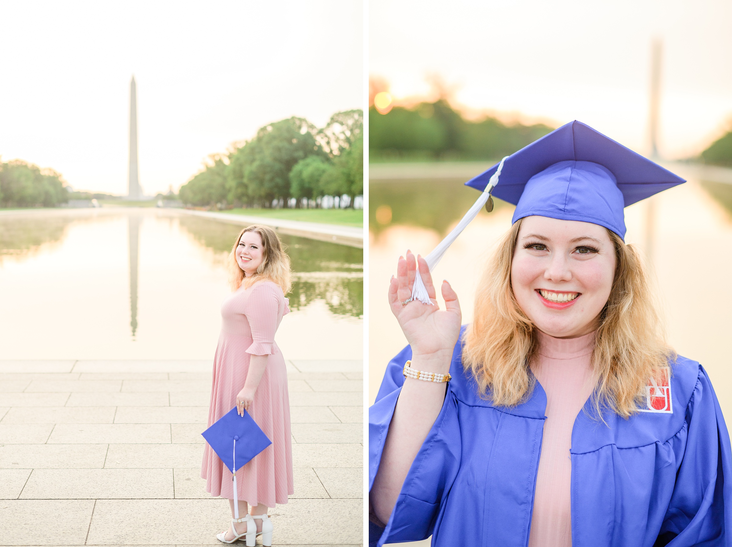 American University Grad Photos on the National Mall photographed by Baltimore Photographer Cait Kramer