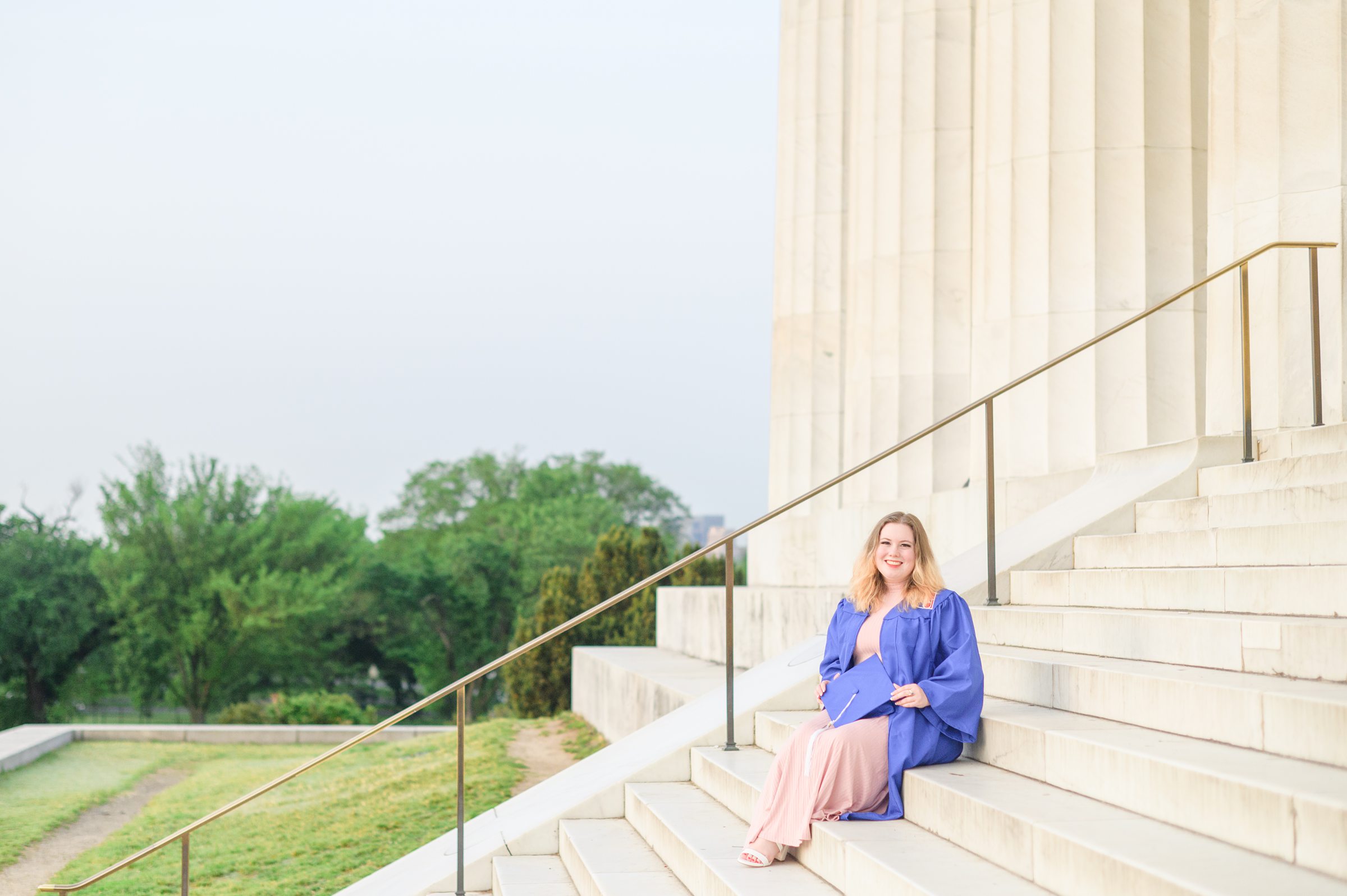 American University Grad Photos on the National Mall photographed by Baltimore Photographer Cait Kramer