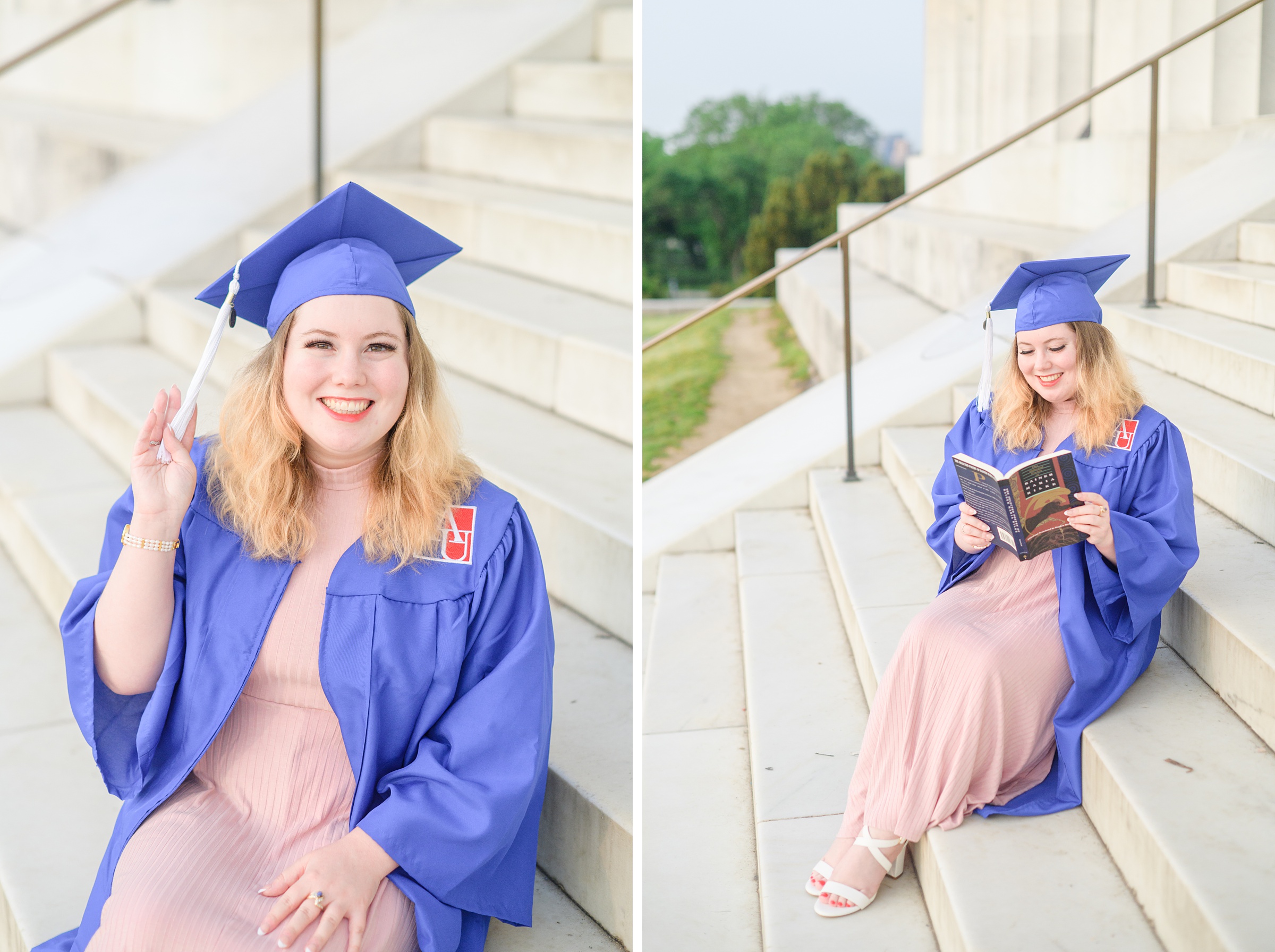 American University Grad Photos on the National Mall photographed by Baltimore Photographer Cait Kramer