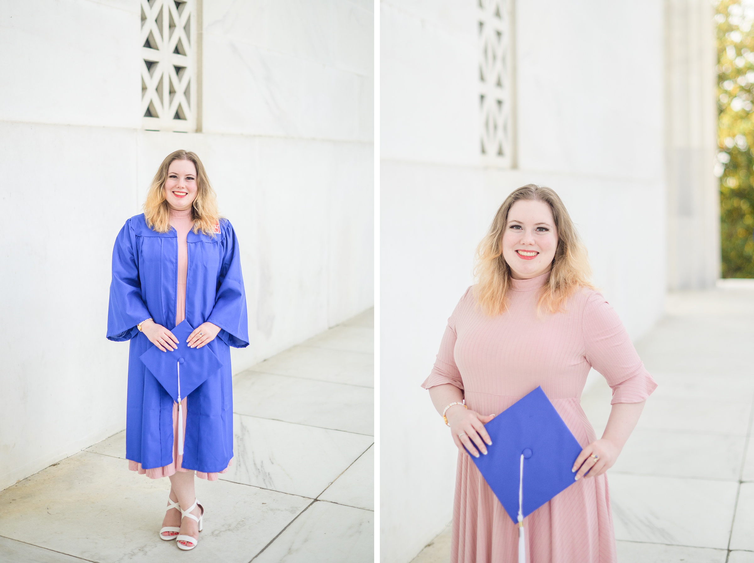 American University Senior Photos on the National Mall photographed by Baltimore Photographer Cait Kramer