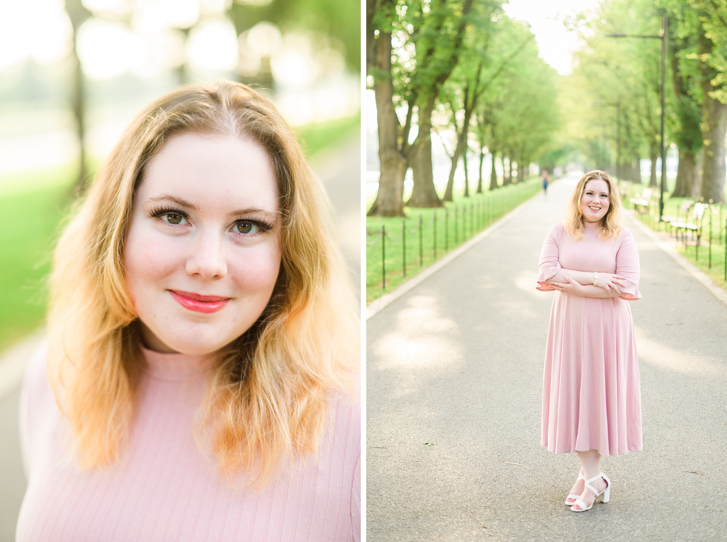 American University Senior Photos on the National Mall photographed by Baltimore Photographer Cait Kramer