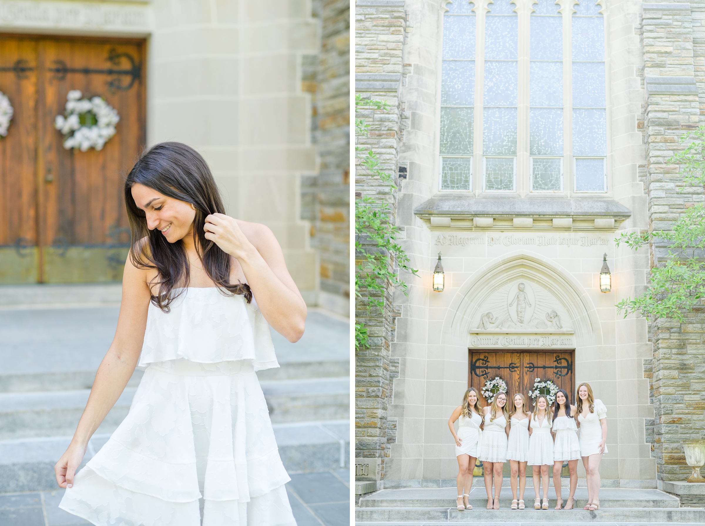 Grad photos at Loyola University Maryland photographed by Baltimore Photographer Cait Kramer