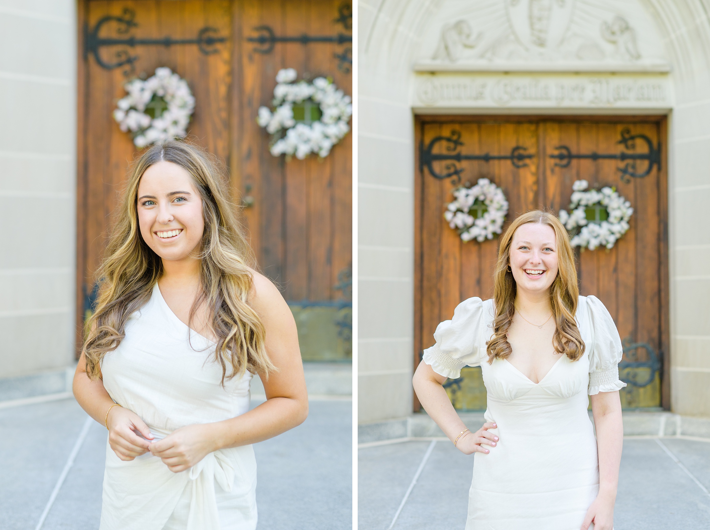 Grad photos at Loyola University Maryland photographed by Baltimore Photographer Cait Kramer