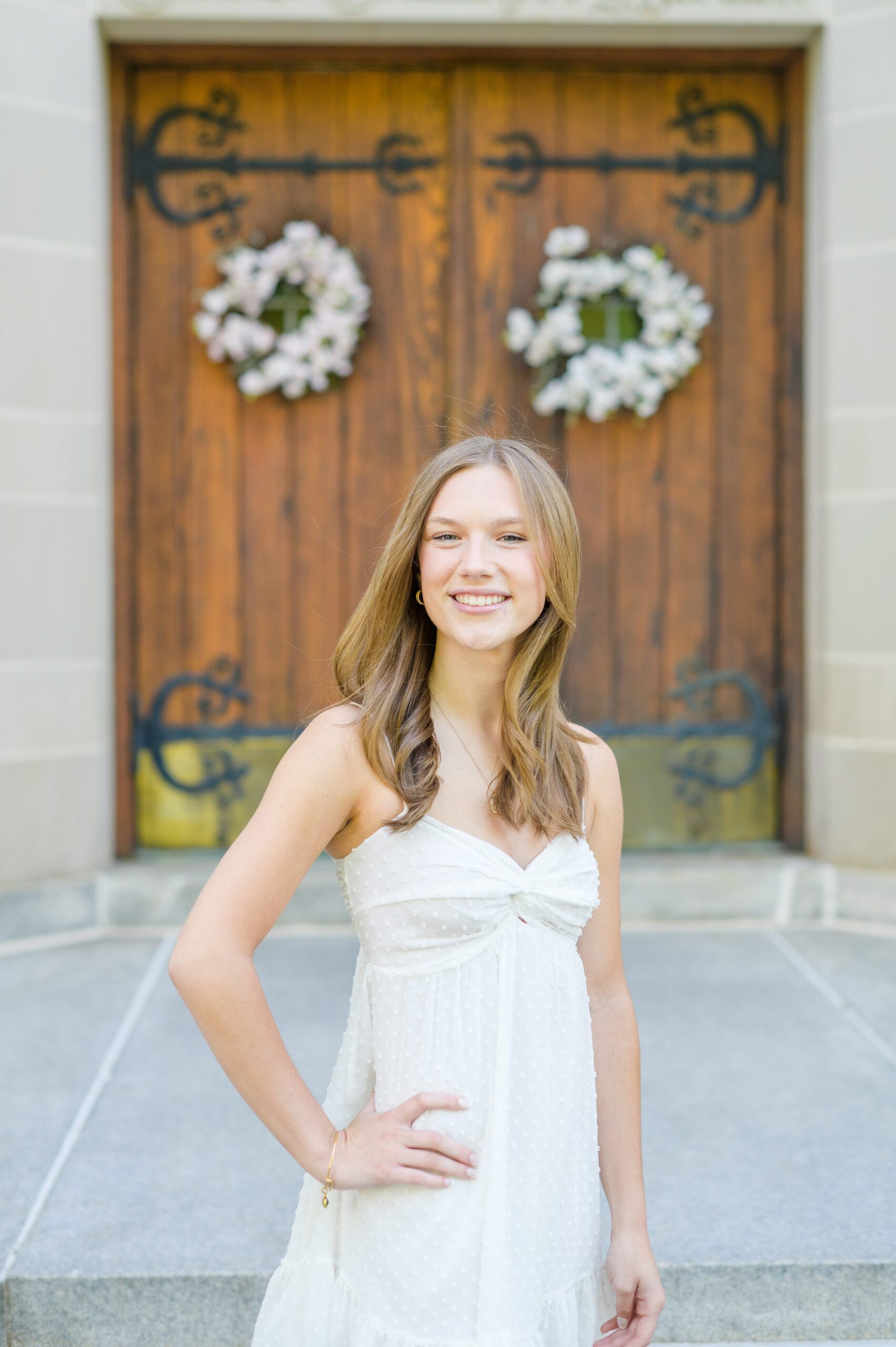 Grad photos at Loyola University Maryland photographed by Baltimore Photographer Cait Kramer