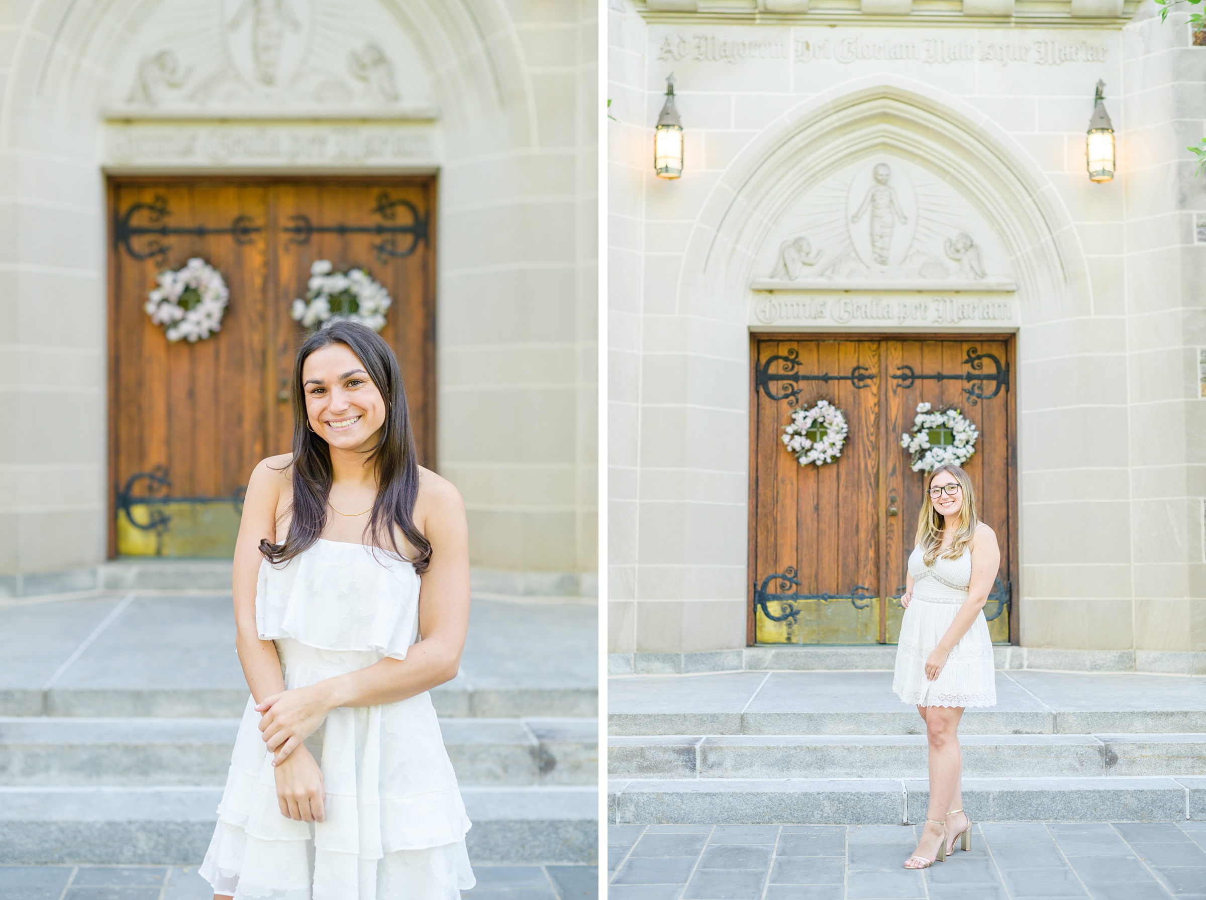 Grad photos at Loyola University Maryland photographed by Baltimore Photographer Cait Kramer