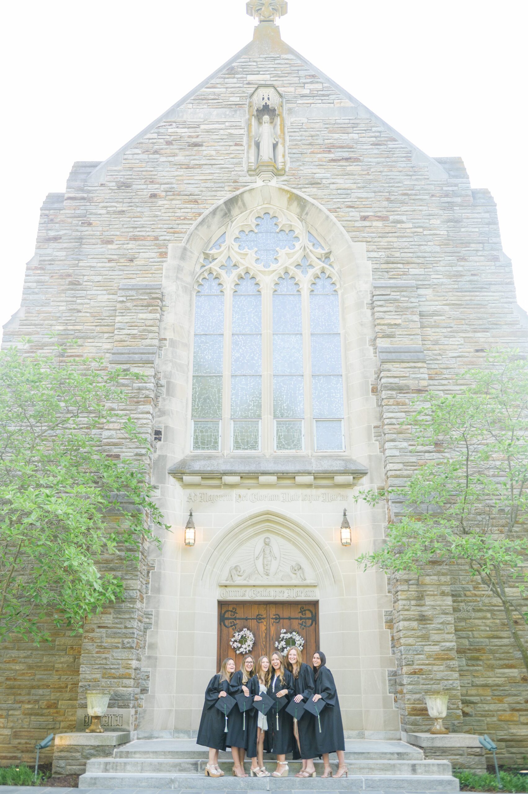 Grad photos at Loyola University Maryland photographed by Baltimore Photographer Cait Kramer