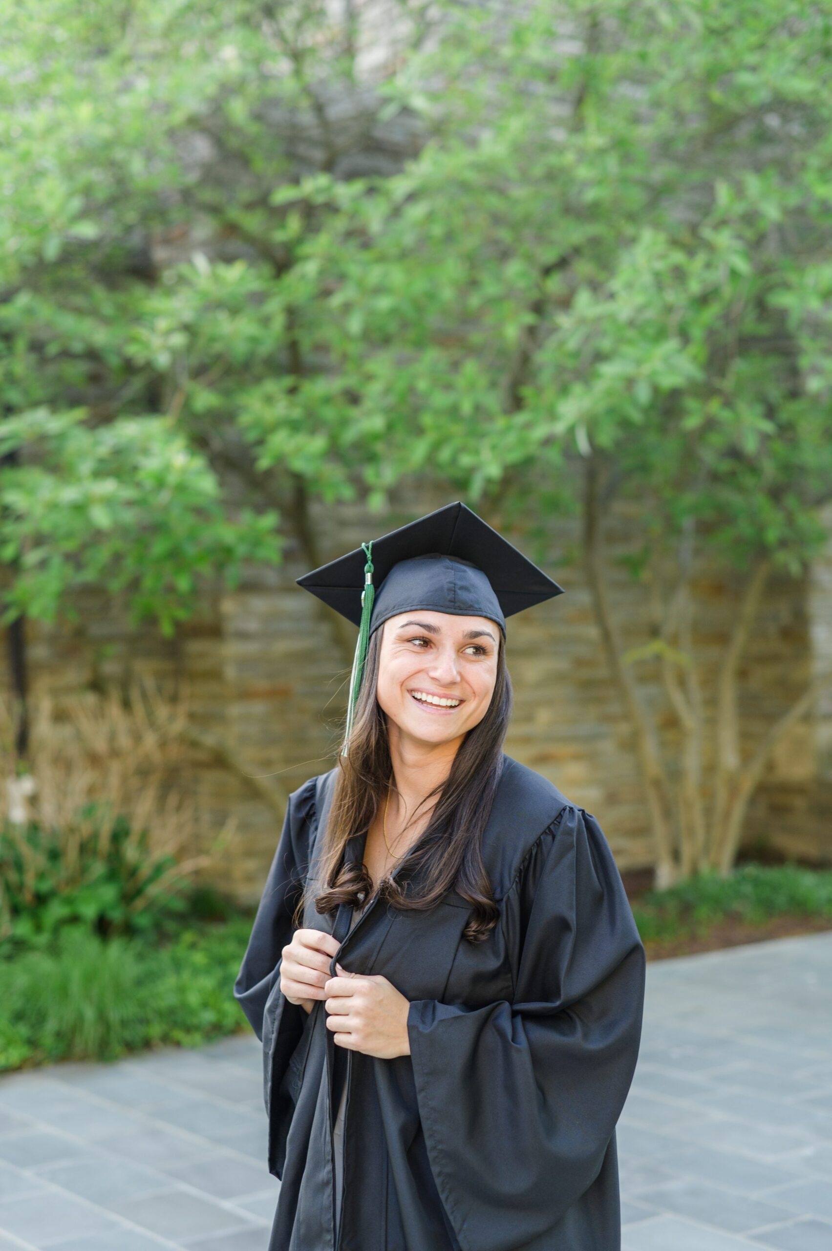 Grad photos at Loyola University Maryland photographed by Baltimore Photographer Cait Kramer