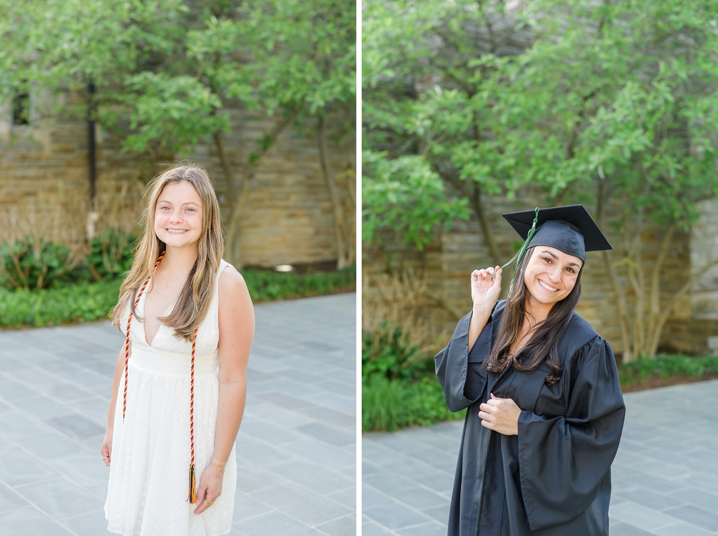 Grad photos at Loyola University Maryland photographed by Baltimore Photographer Cait Kramer