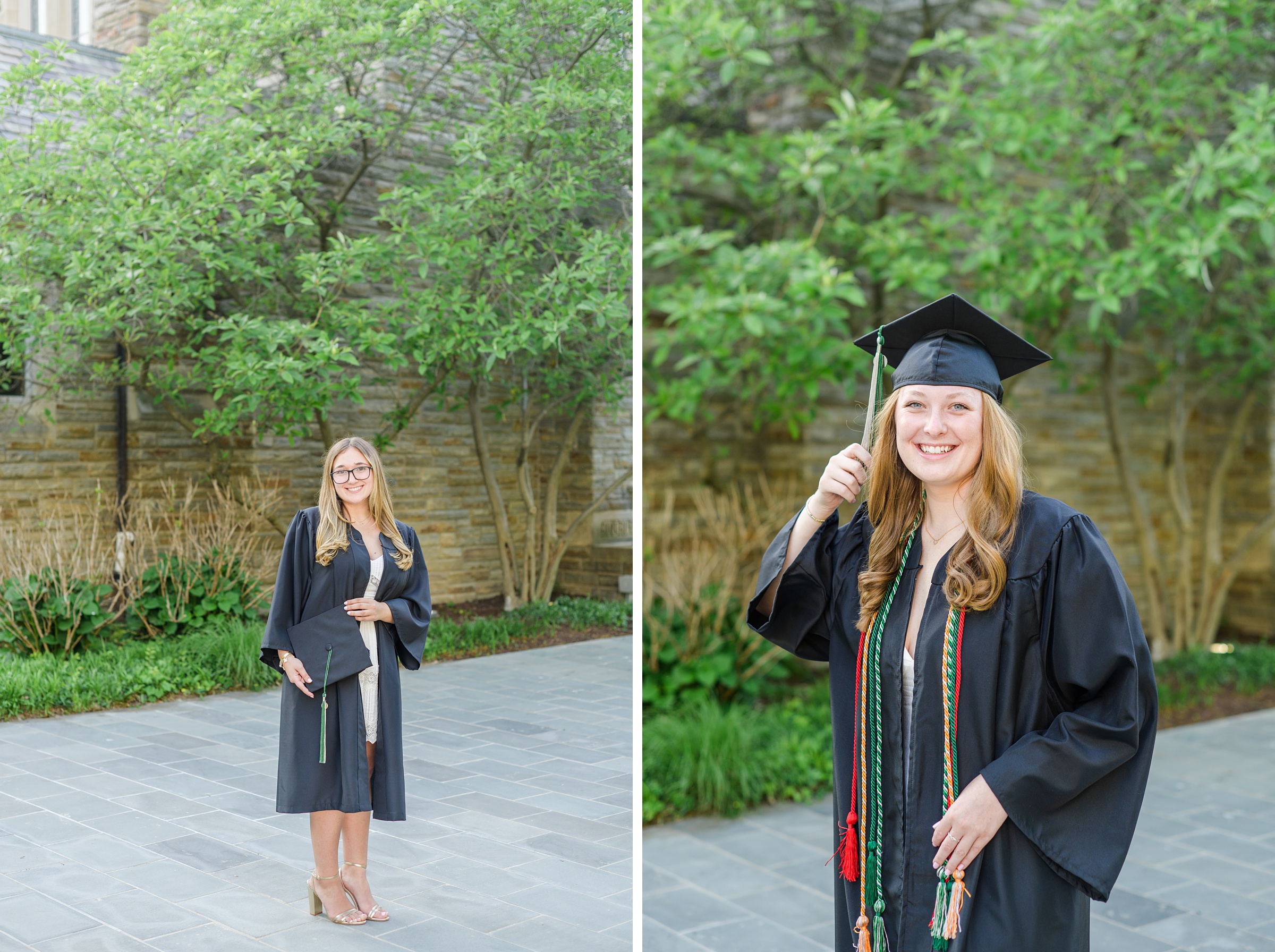 Grad photos at Loyola University Maryland photographed by Baltimore Photographer Cait Kramer