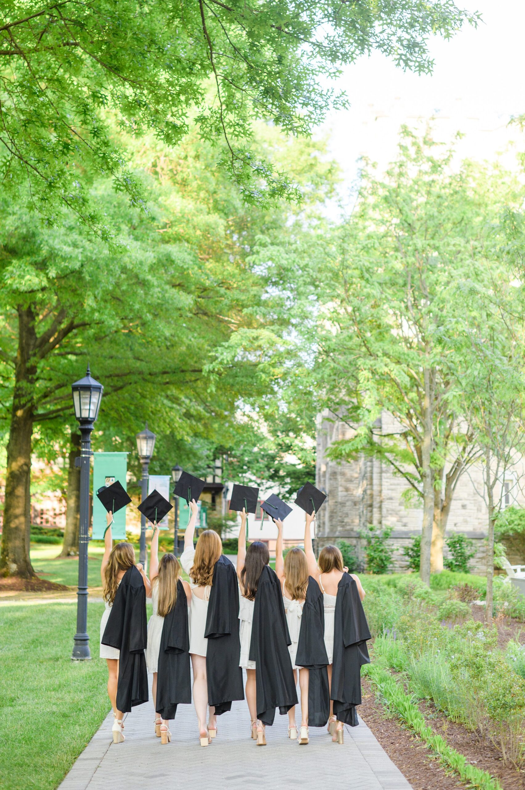 Grad photos at Loyola University Maryland photographed by Baltimore Photographer Cait Kramer