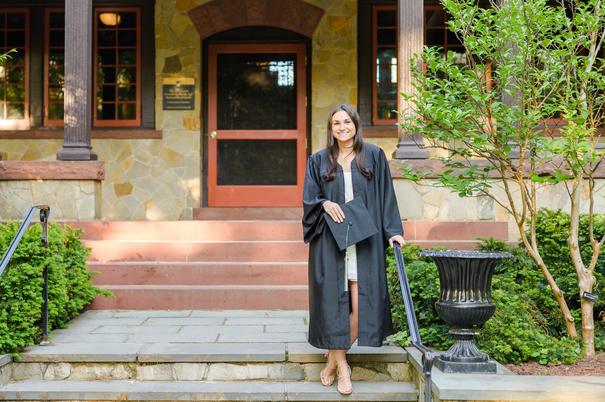 Grad photos at Loyola University Maryland photographed by Baltimore Photographer Cait Kramer