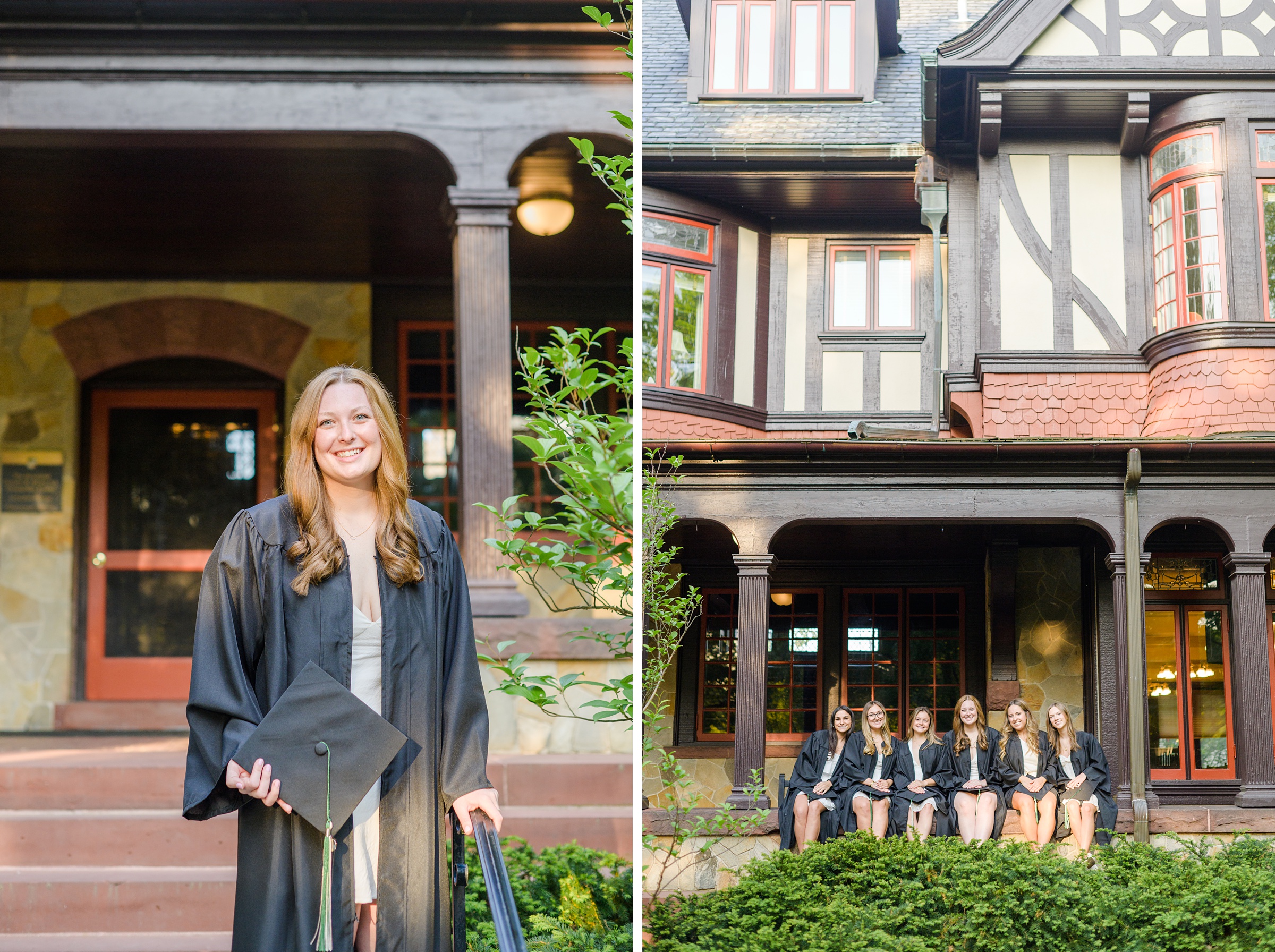 Grad photos at Loyola University Maryland photographed by Baltimore Photographer Cait Kramer