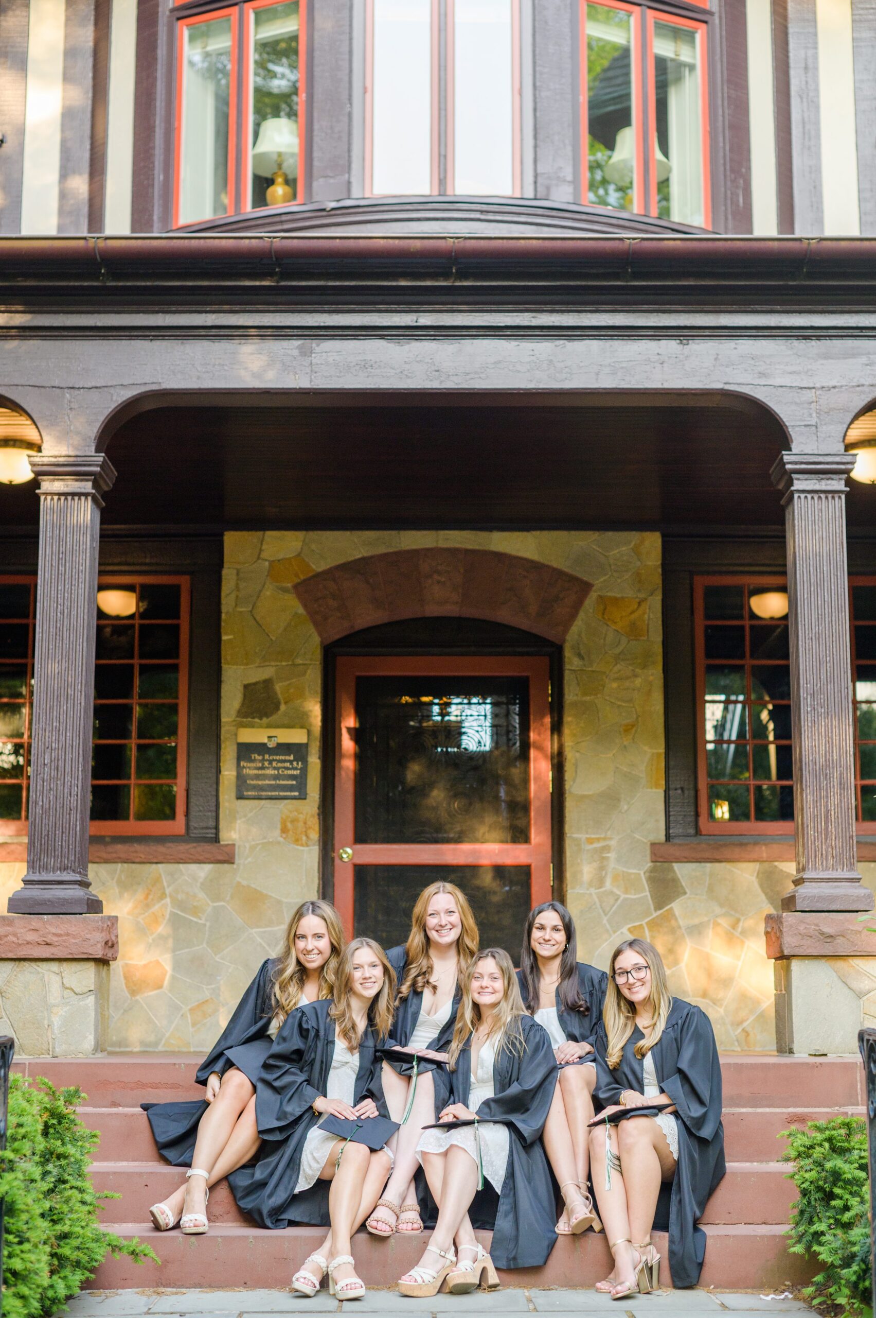 Grad photos at Loyola University Maryland photographed by Baltimore Photographer Cait Kramer