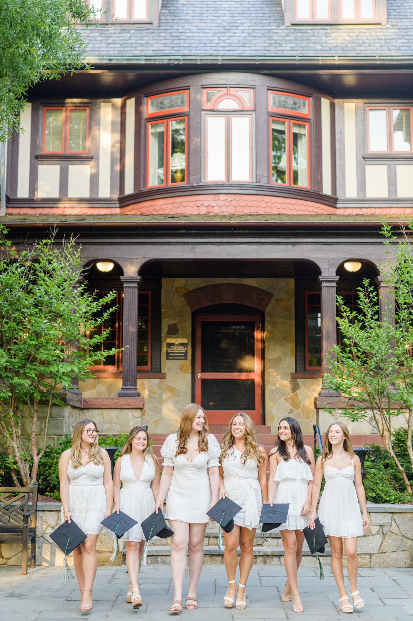 Grad photos at Loyola University Maryland photographed by Baltimore Photographer Cait Kramer