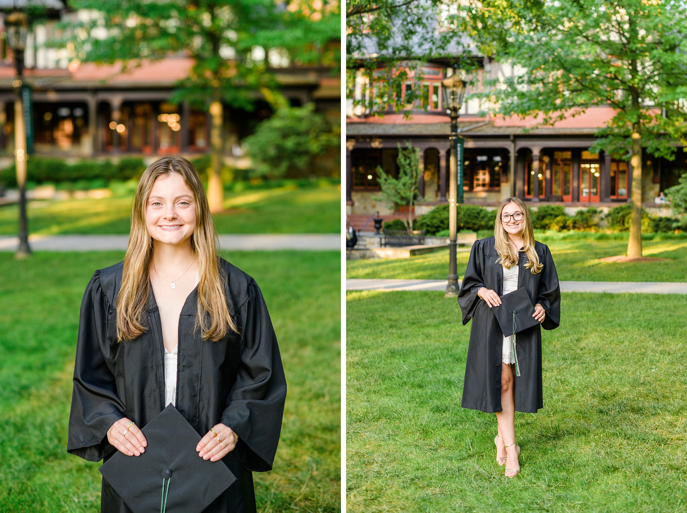 Grad photos at Loyola University Maryland photographed by Baltimore Photographer Cait Kramer