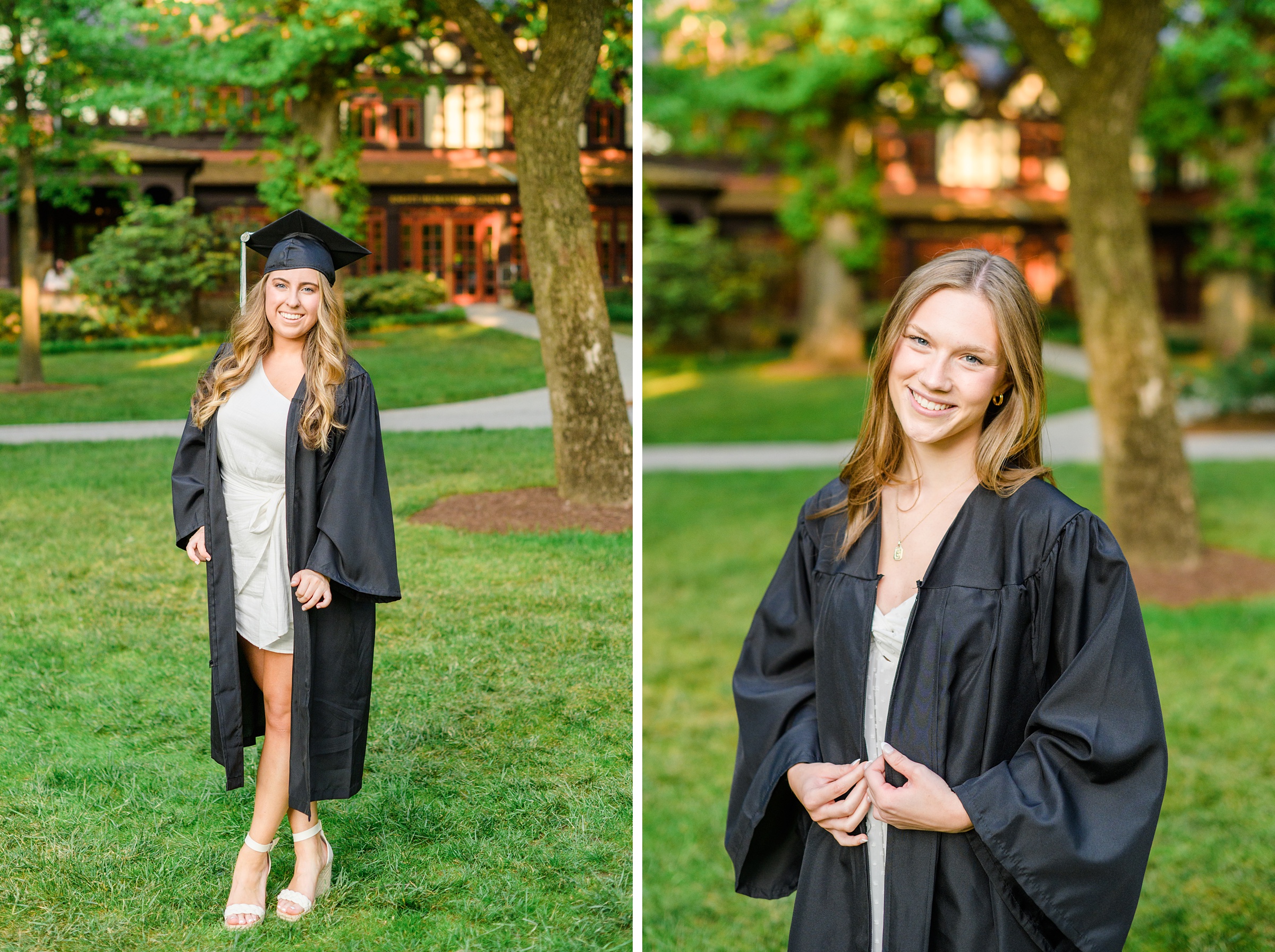 Grad photos at Loyola University Maryland photographed by Baltimore Photographer Cait Kramer