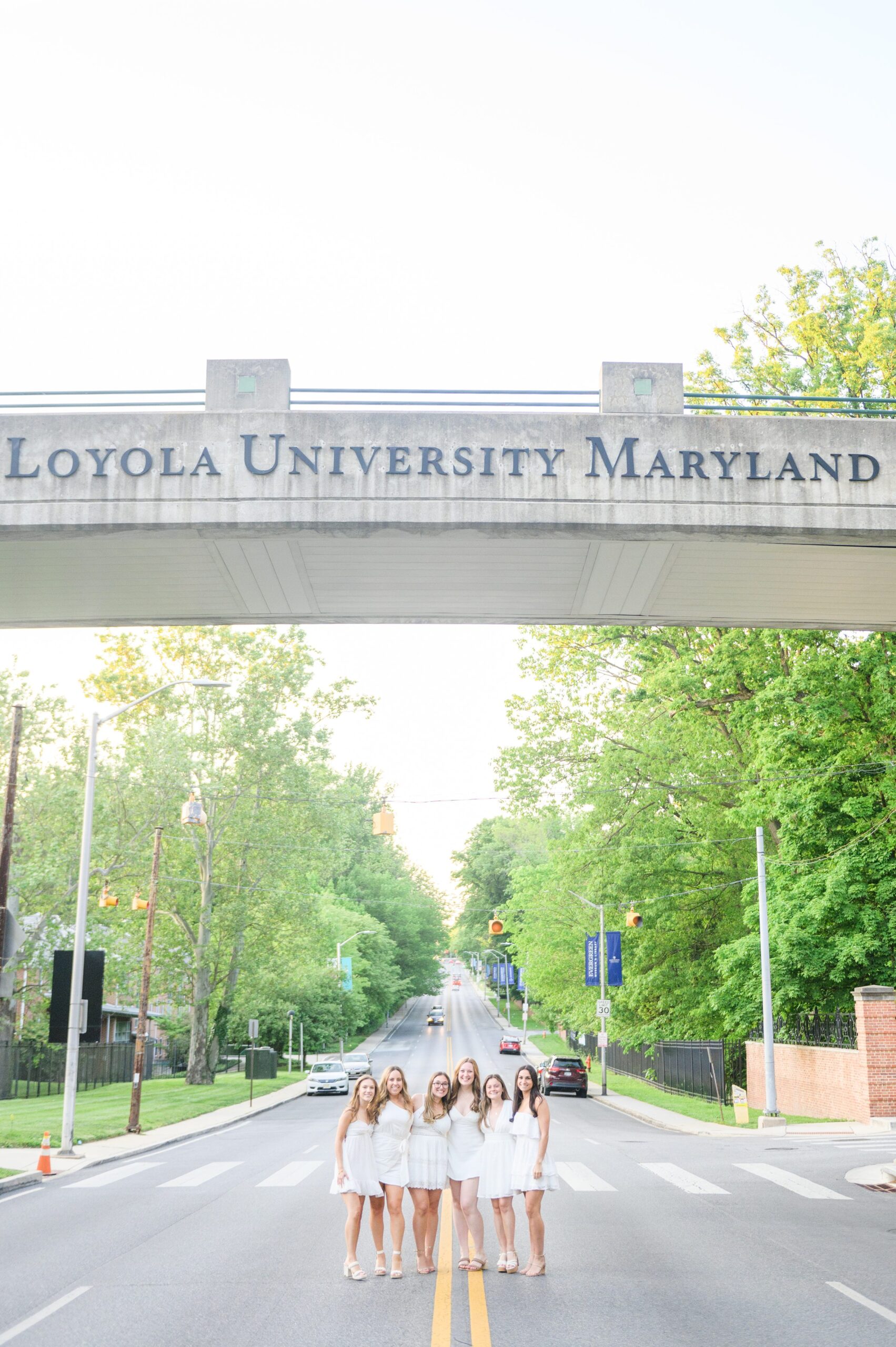 Grad photos at Loyola University Maryland photographed by Baltimore Photographer Cait Kramer