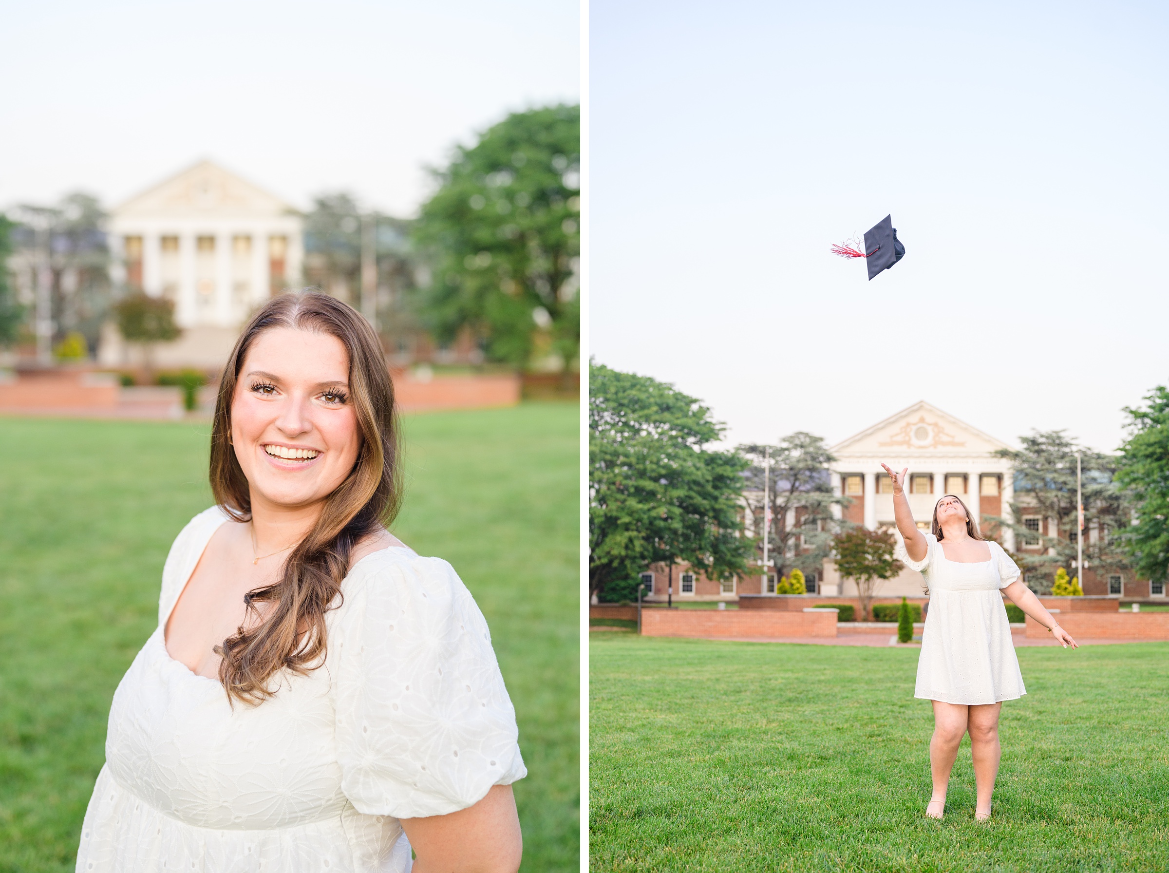 Emily's UMD College Park Grad Session photographed by Baltimore Photographer Cait Kramer